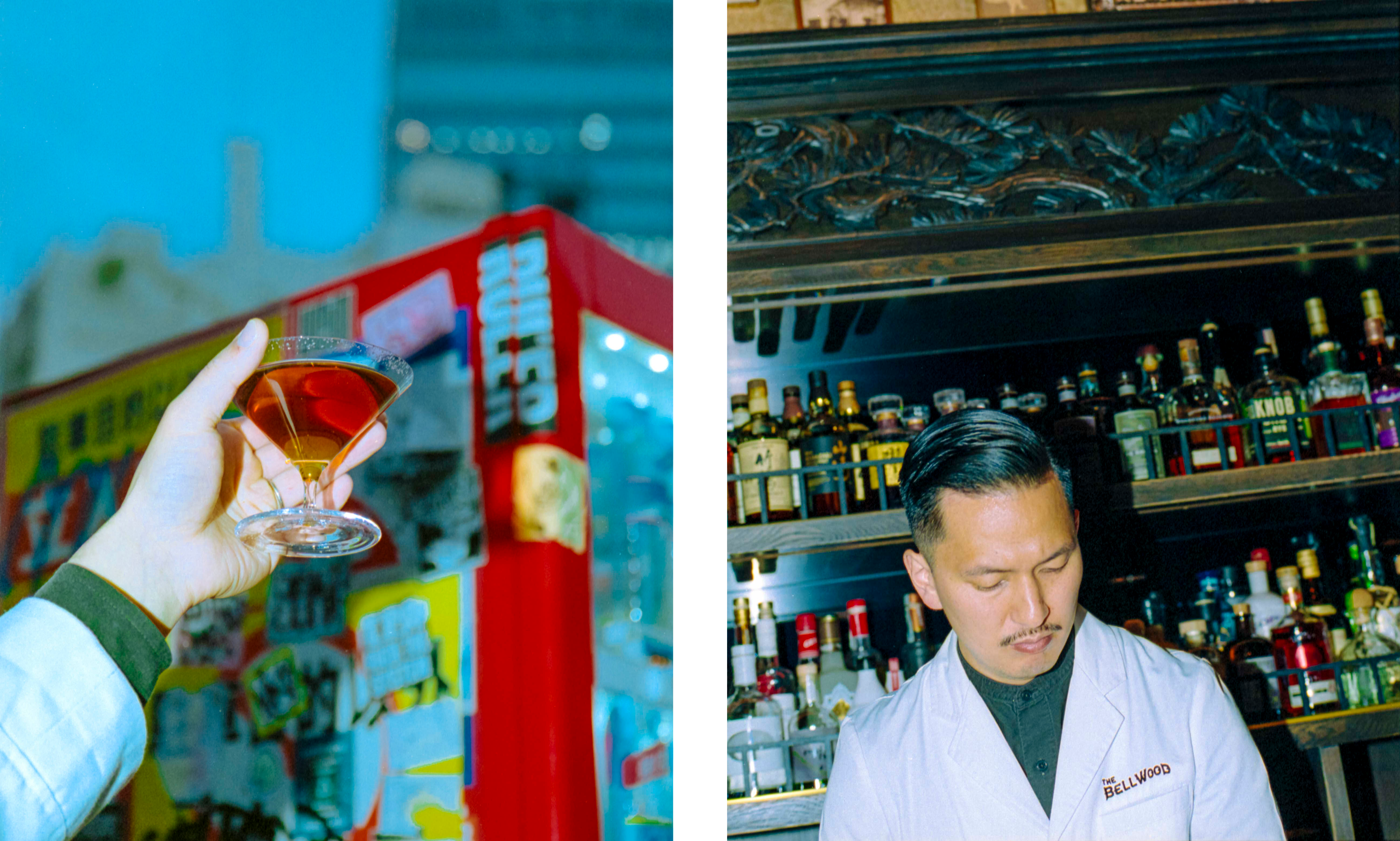 Atsushi Suzuki of"The Bellwood" Bar for the Financial Times