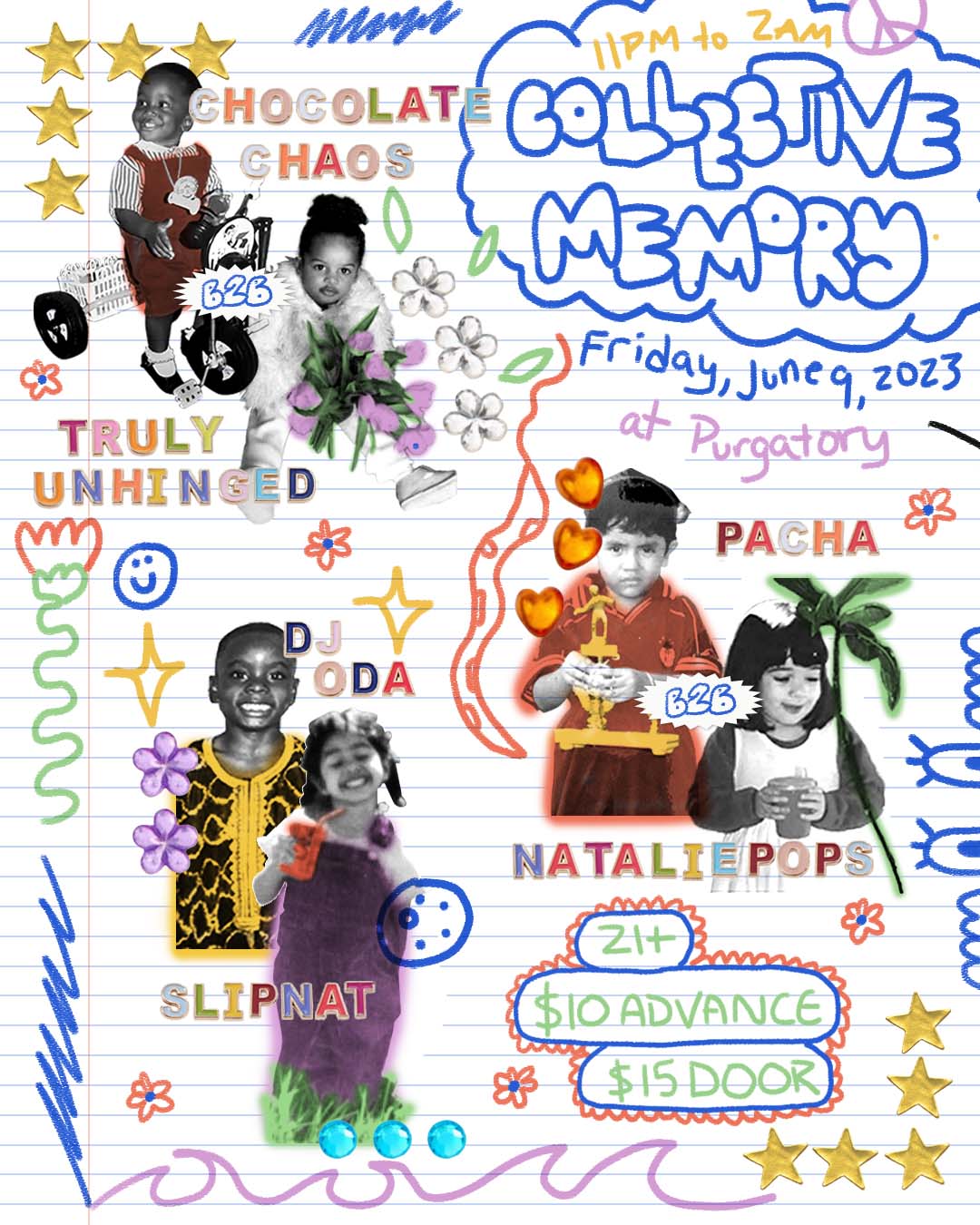 Collective Memory flyer, 2023, Digital