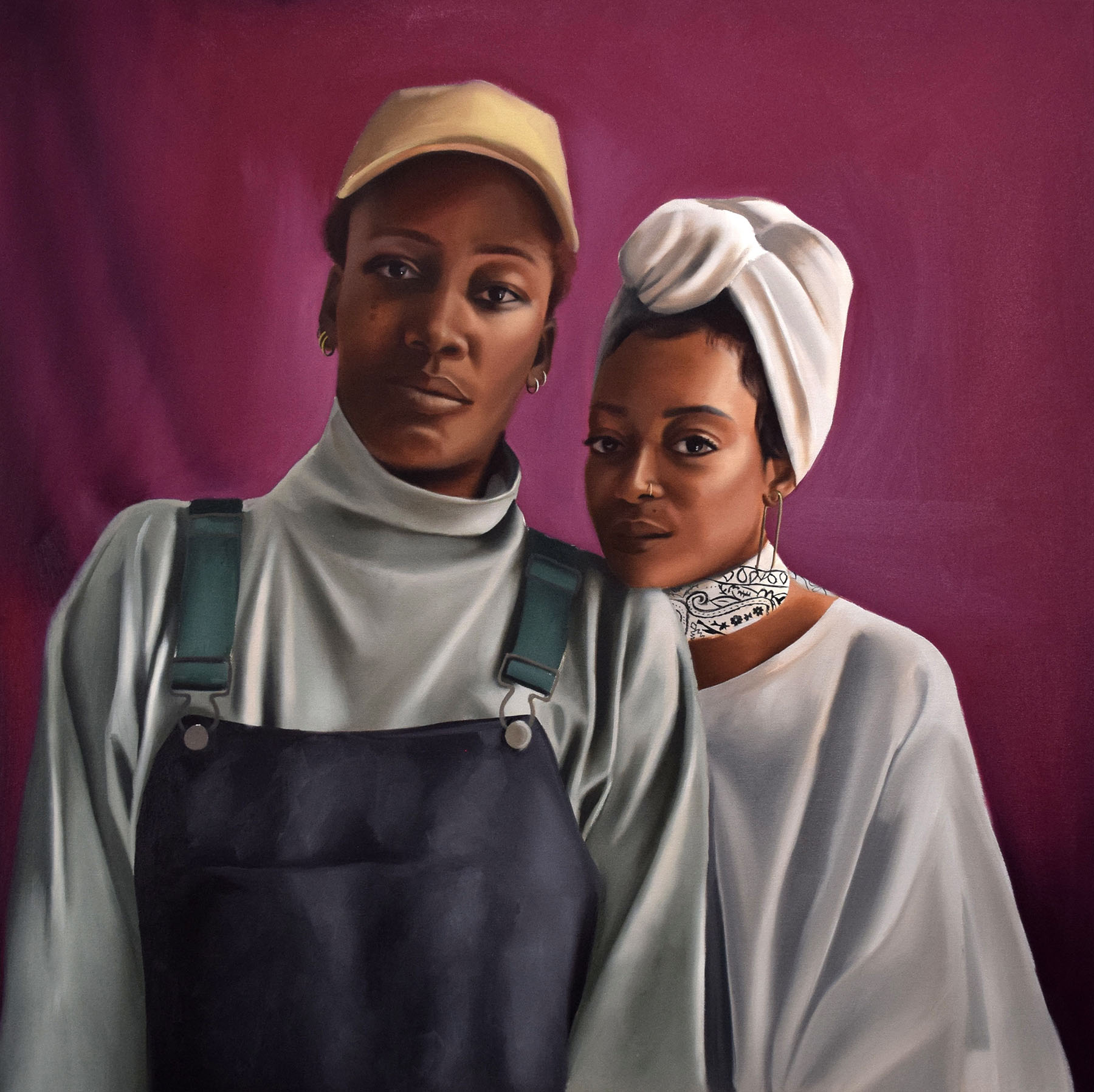 Trae and Dynasty, oil on canvas 2017