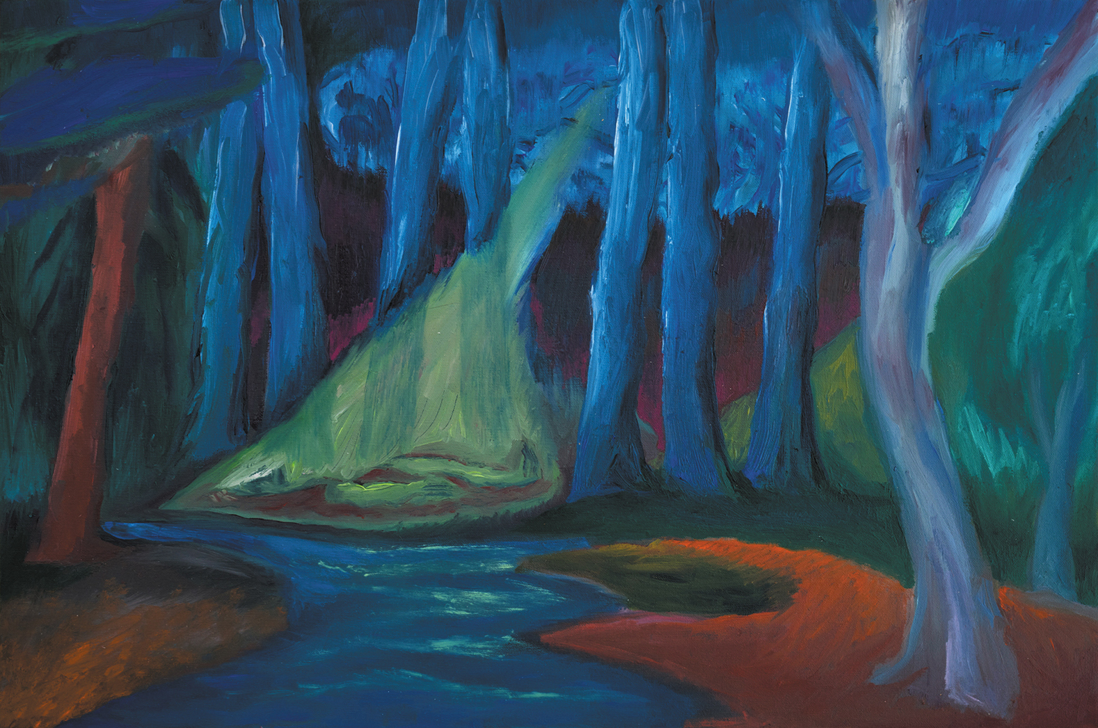 Acquerugiolaoil on canvas, 40x60cm, 2023