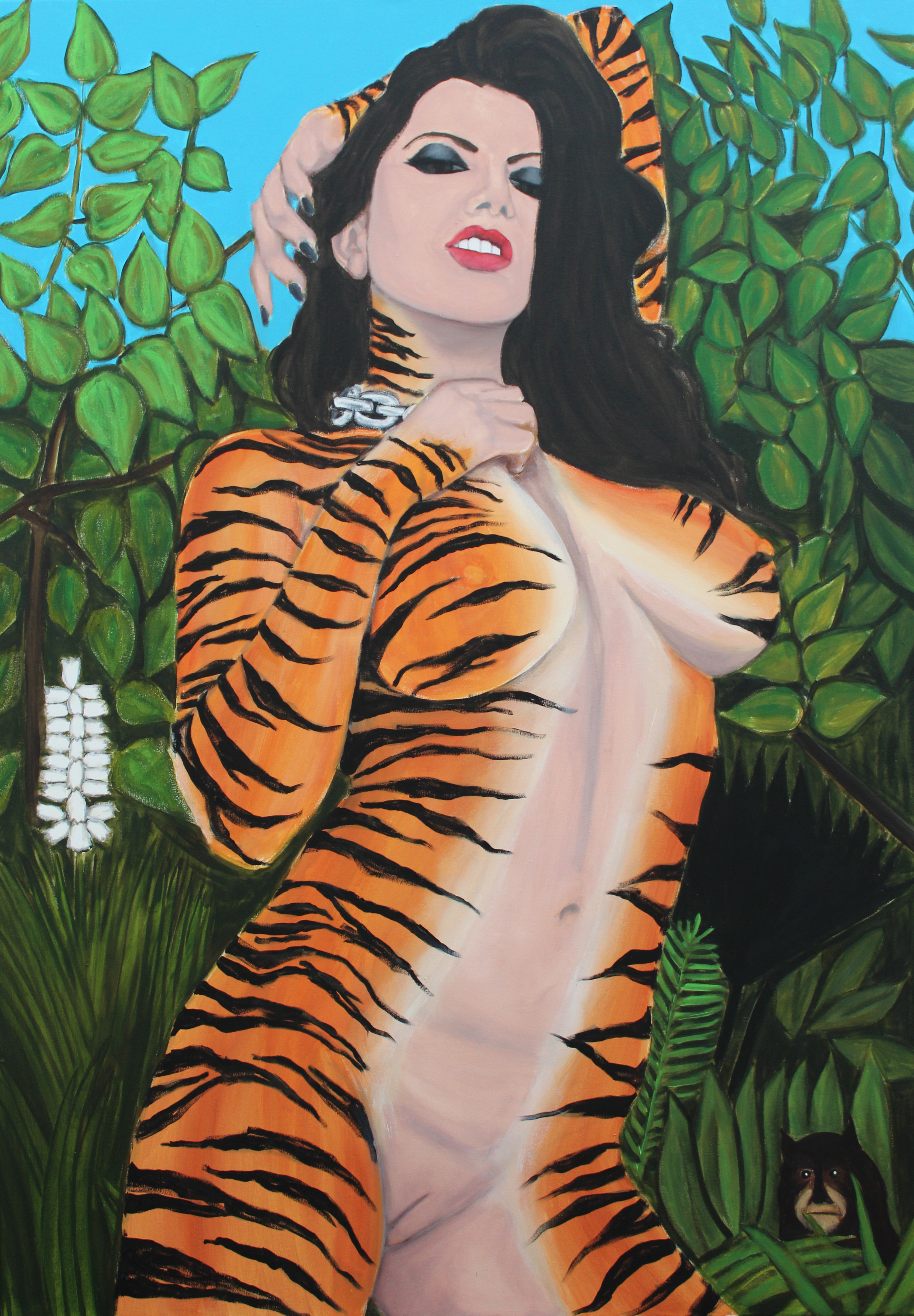 Tigress, Acrylic on canvas, 130x90, 2023.jpg