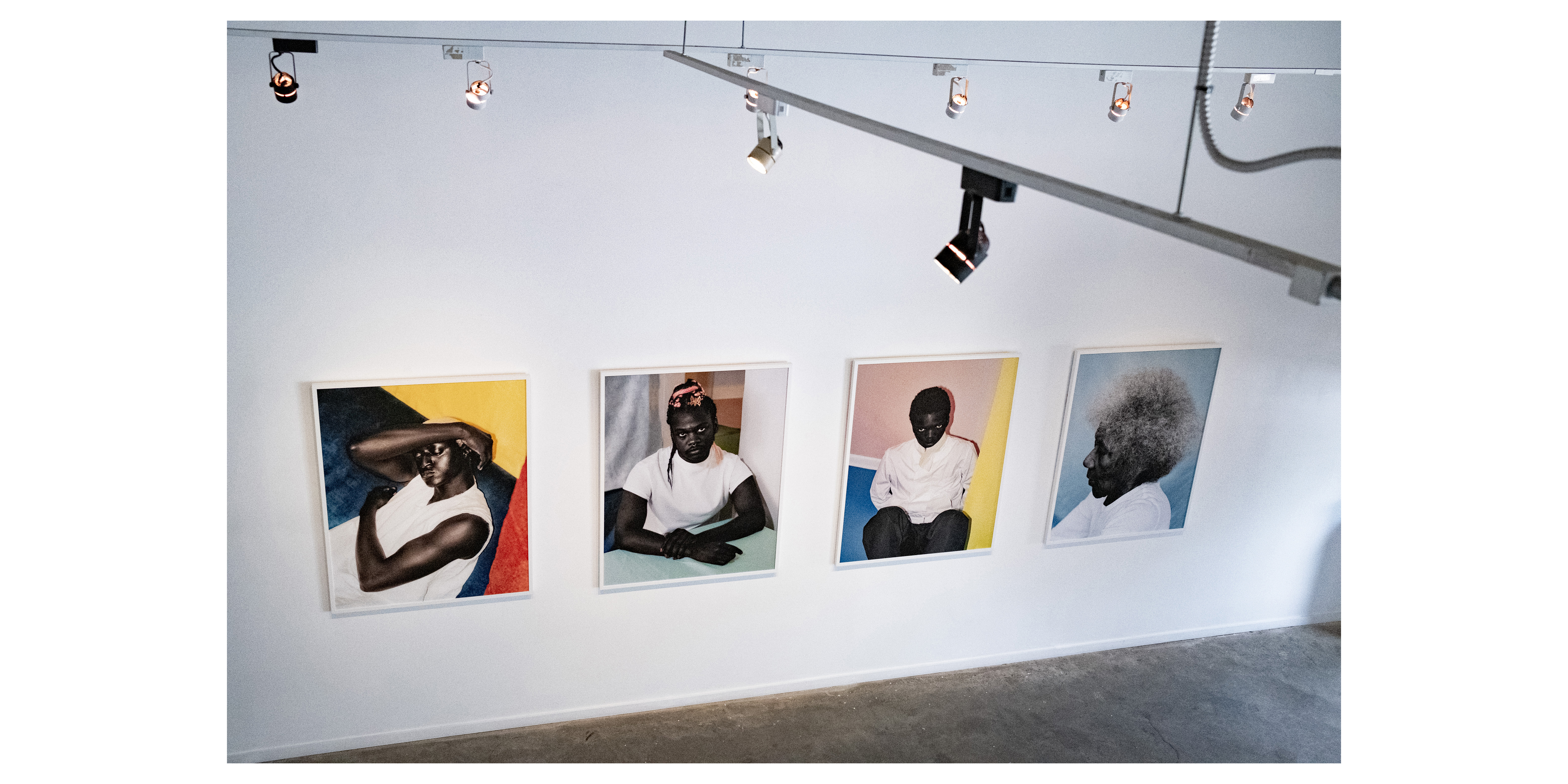 Installation view of 'Figures of Color: Radically Black,' Red Arrow Gallery, Nashville, 2021