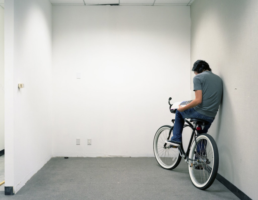 lean and read, photograph 2007