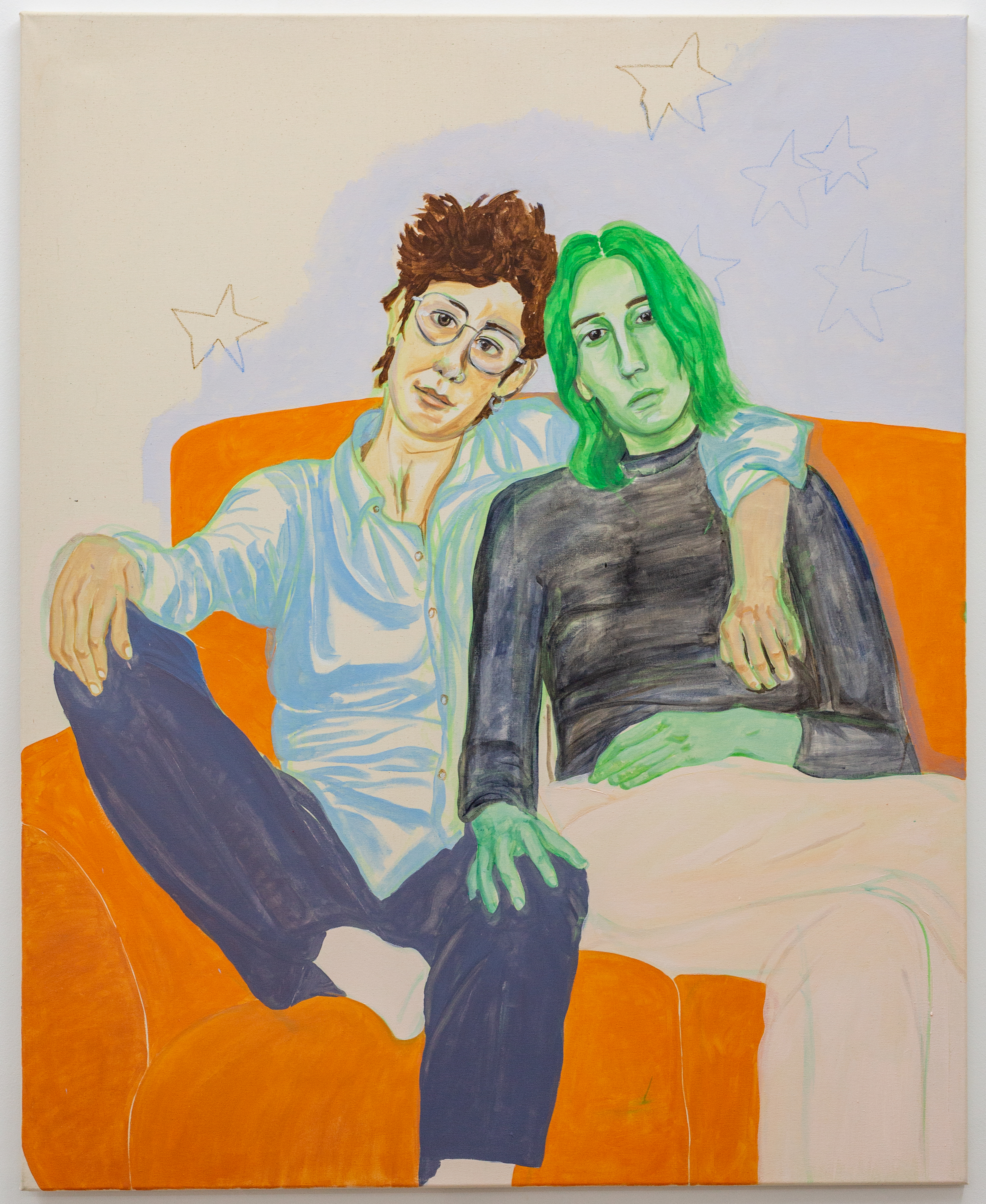Clara-Lane Lens, Nur Für Dich, 2022, Oil on Canvas, 130 x 105 cm, (CLL-030322)