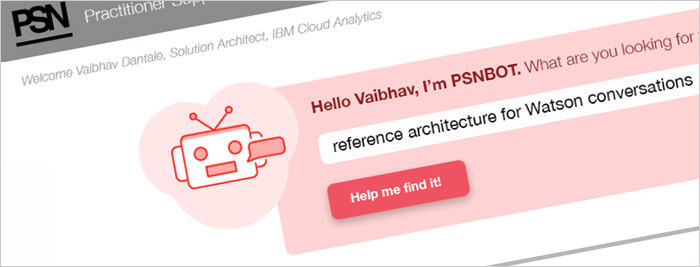 Re-imagining PSN (Practitioner Support Network) by leveraging  Conversational UI Design (Concept) - Ashwini Garde