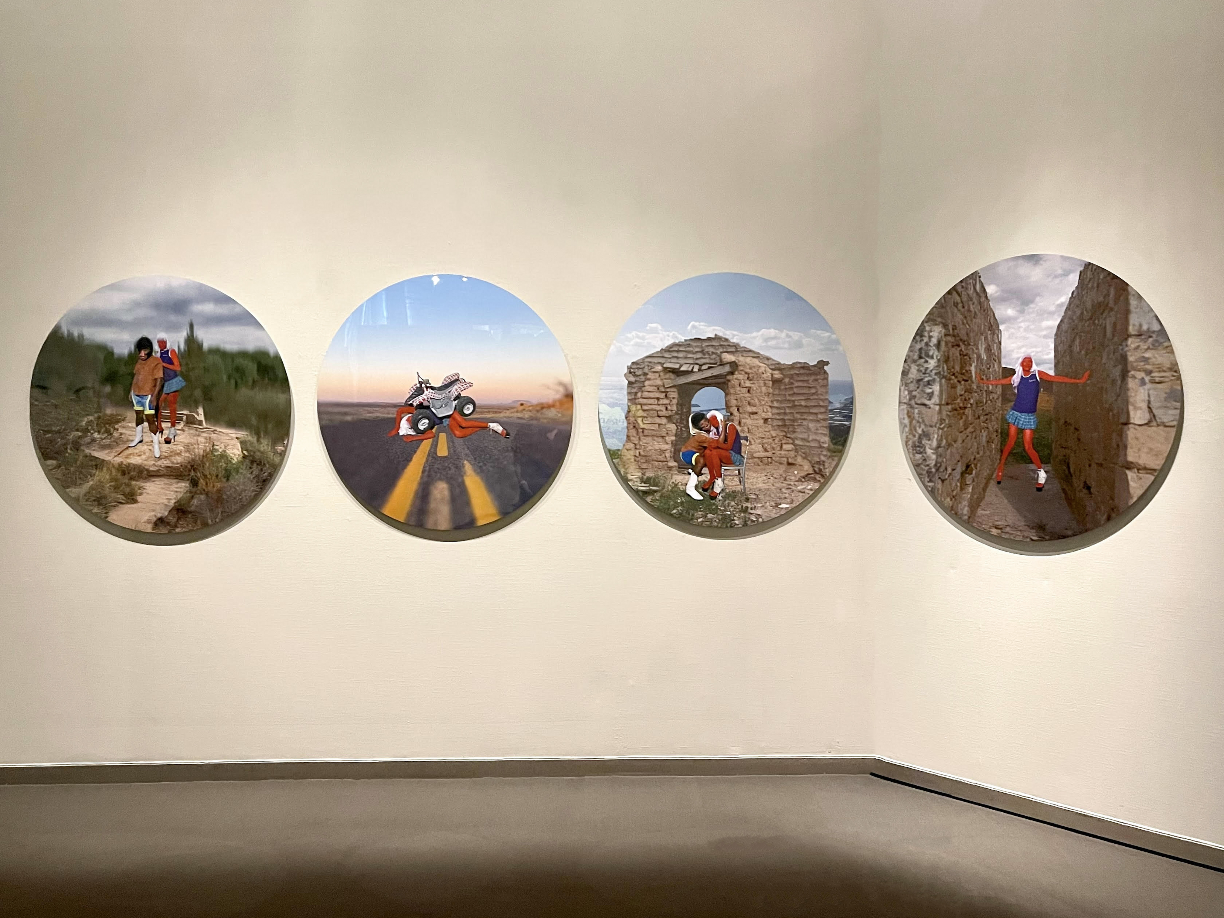 Installation view of "2021 Texas Biennial: A New Landscape / A Possible Horizon," The McNay Museum of Art, September 1, 2021 - January 31, 2022.