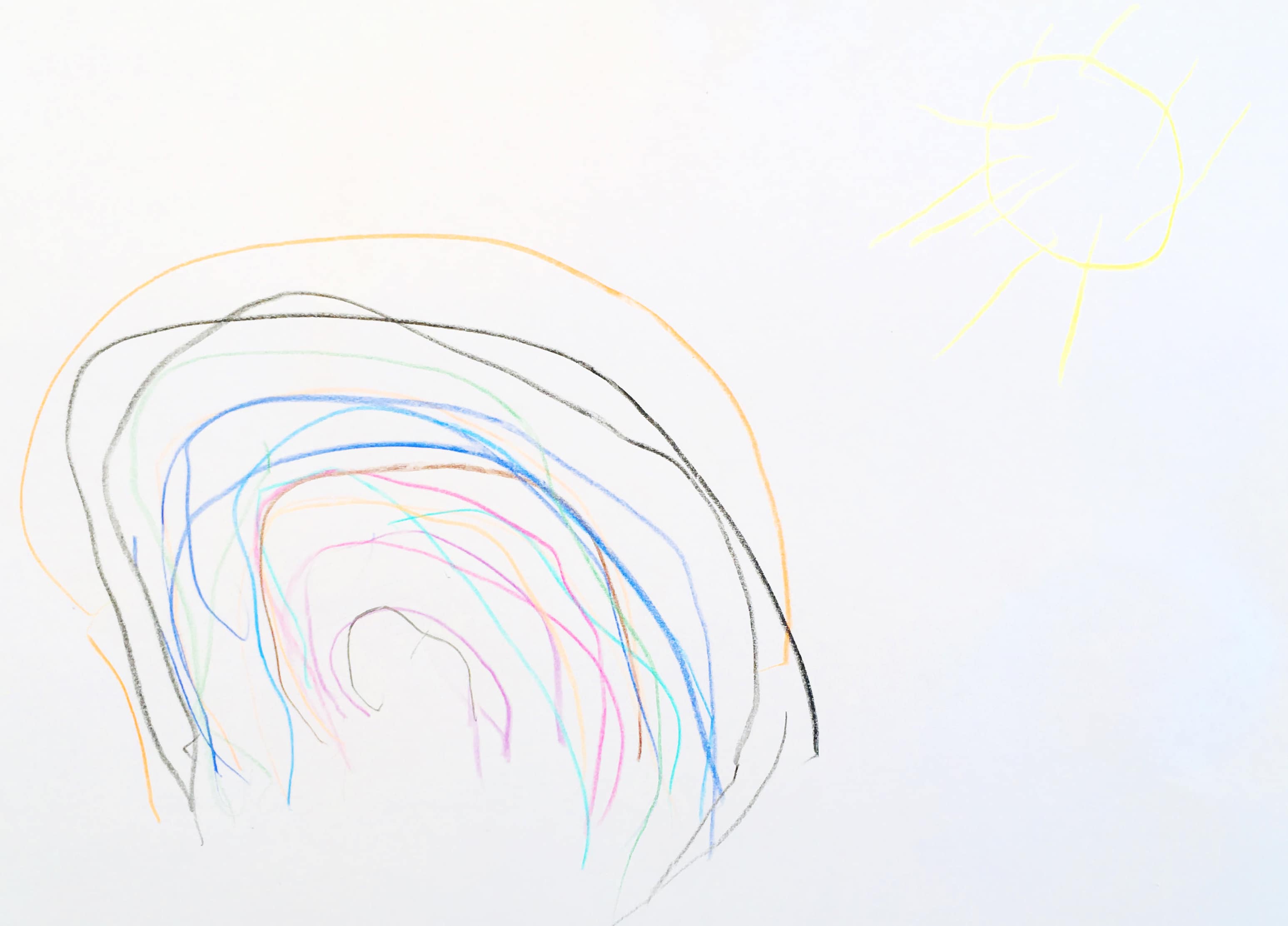 R is for Rainbow. Kaia.