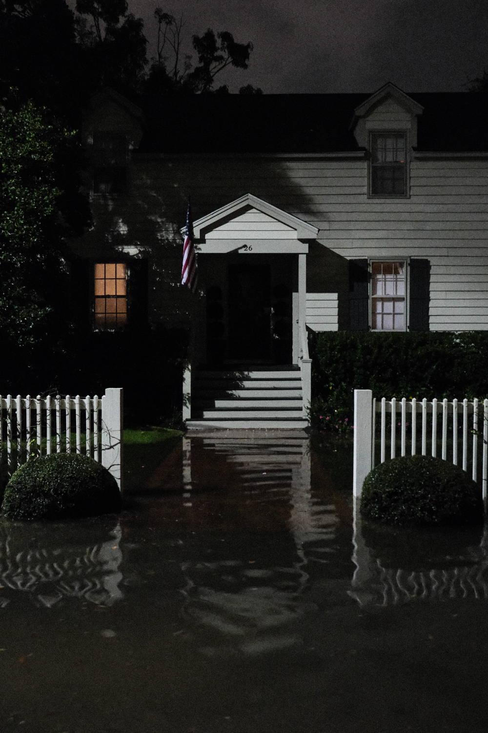 Tidal flooding on Barre St, September 2022