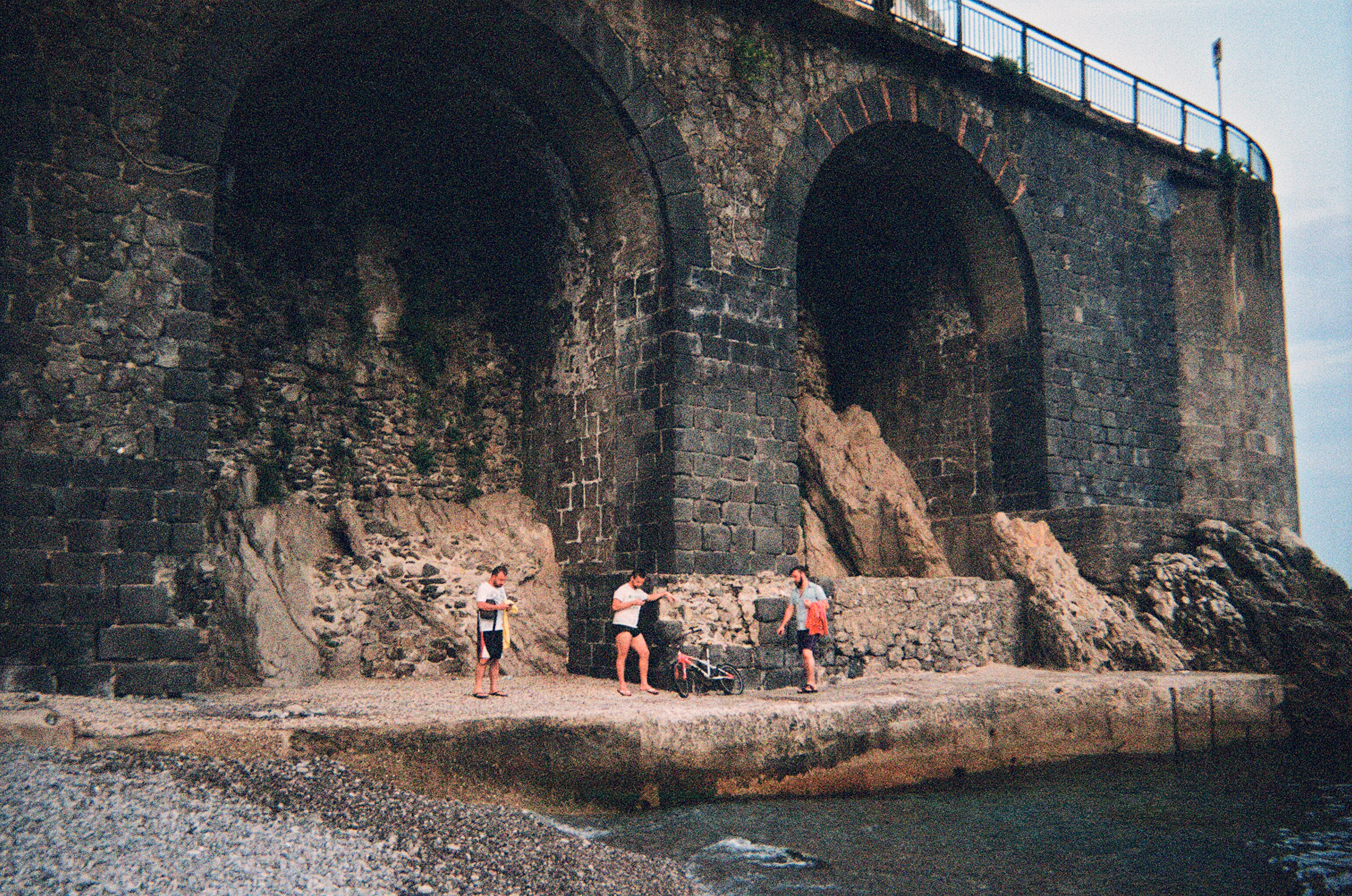 Three Men, Amalfi Coast, 2018
