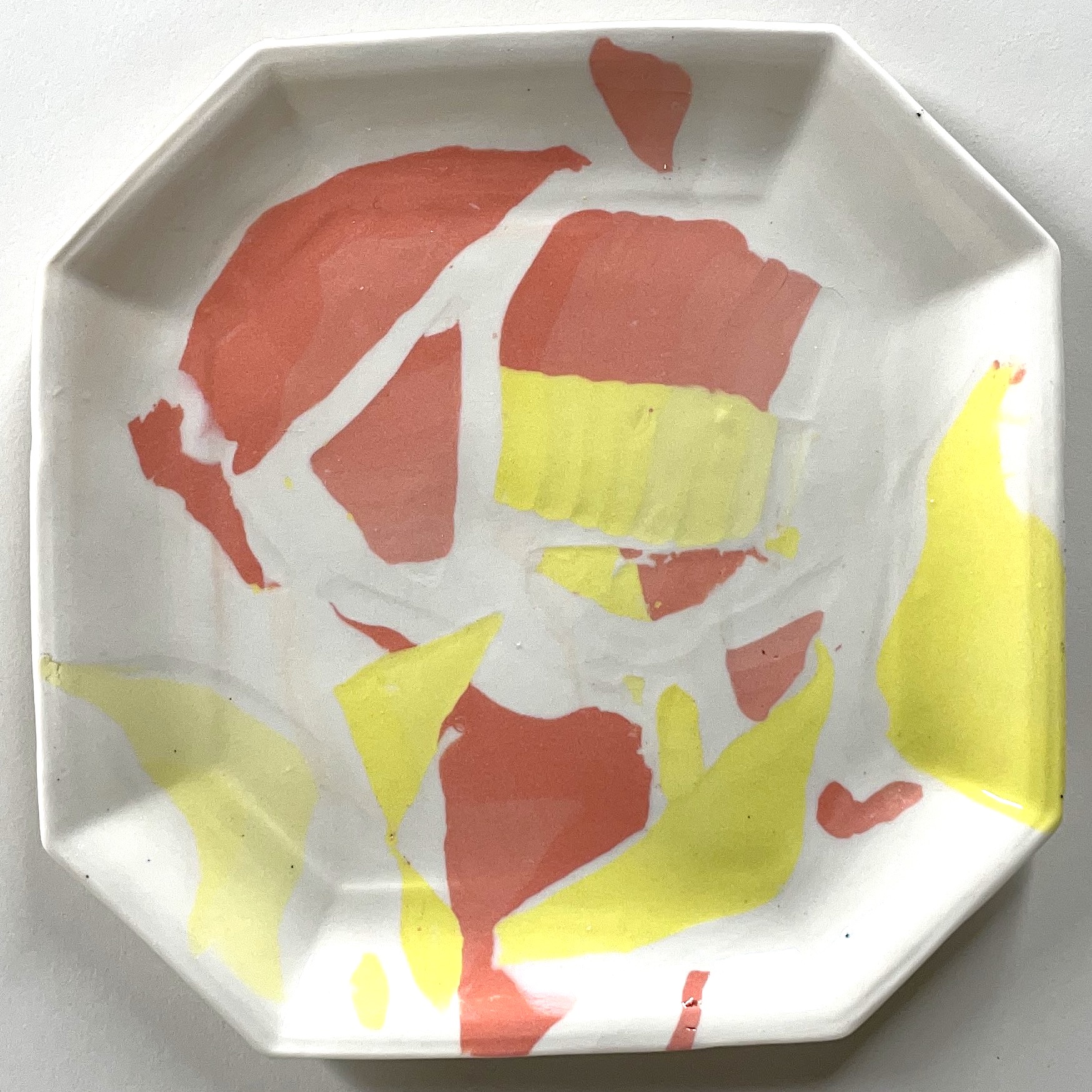 Medium Scrapware Octogonal Plate [$96]