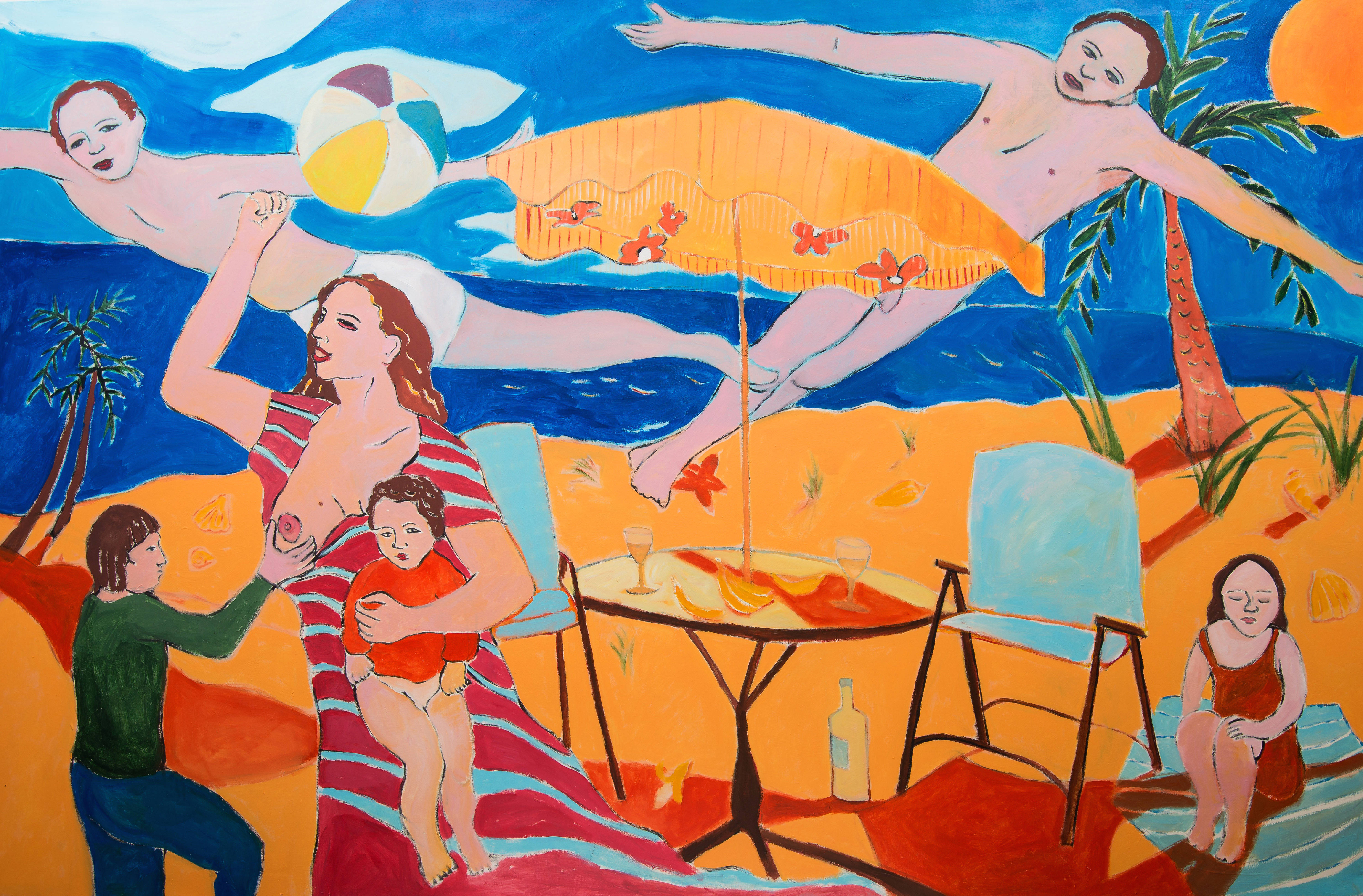 'After Ferrera and Young' 165x250cm Acrylic on Canvas 