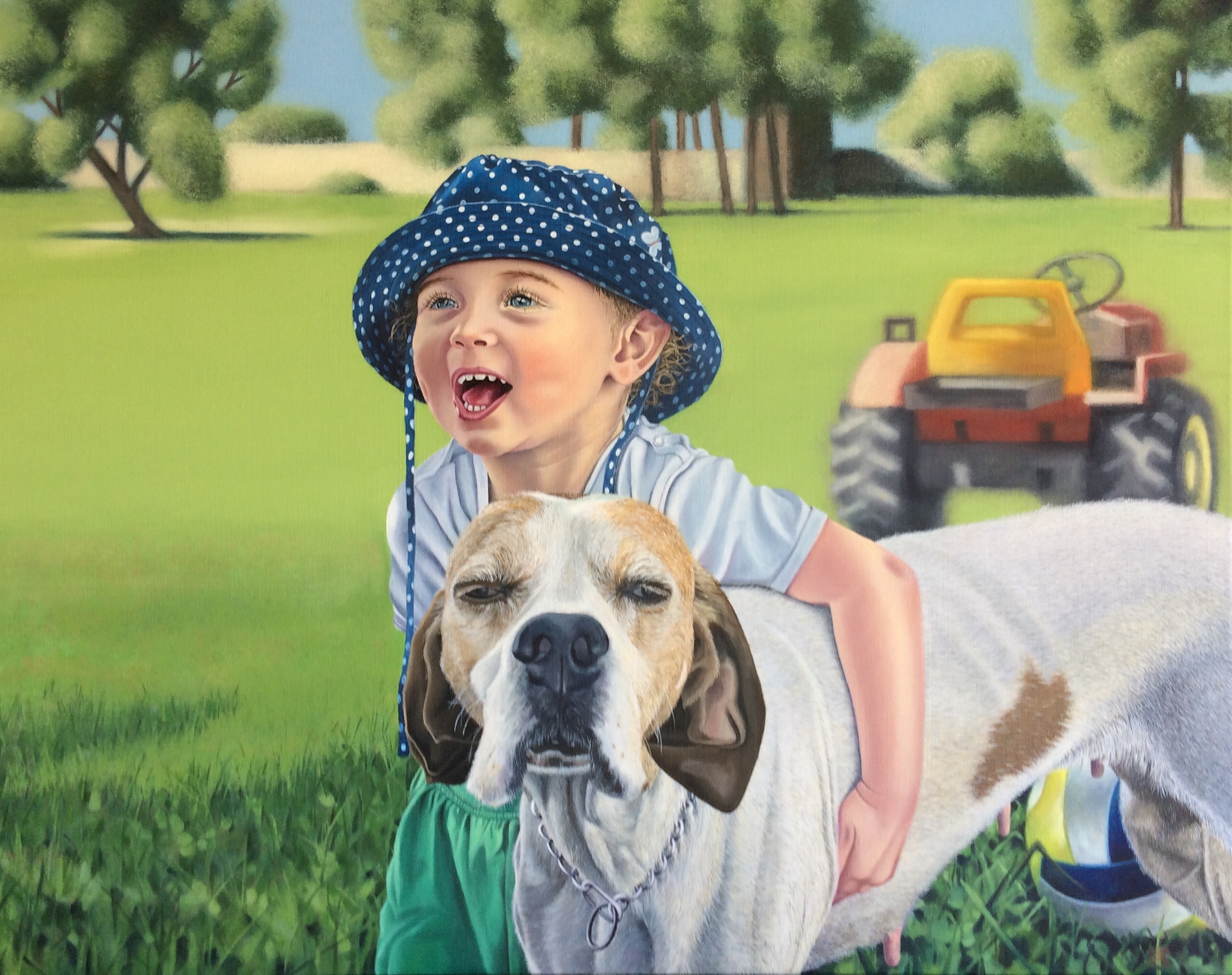 131–«Alma und Lilly»80×100 cmAcryl und Öl auf Leinwand2020︎ Bild kaufen