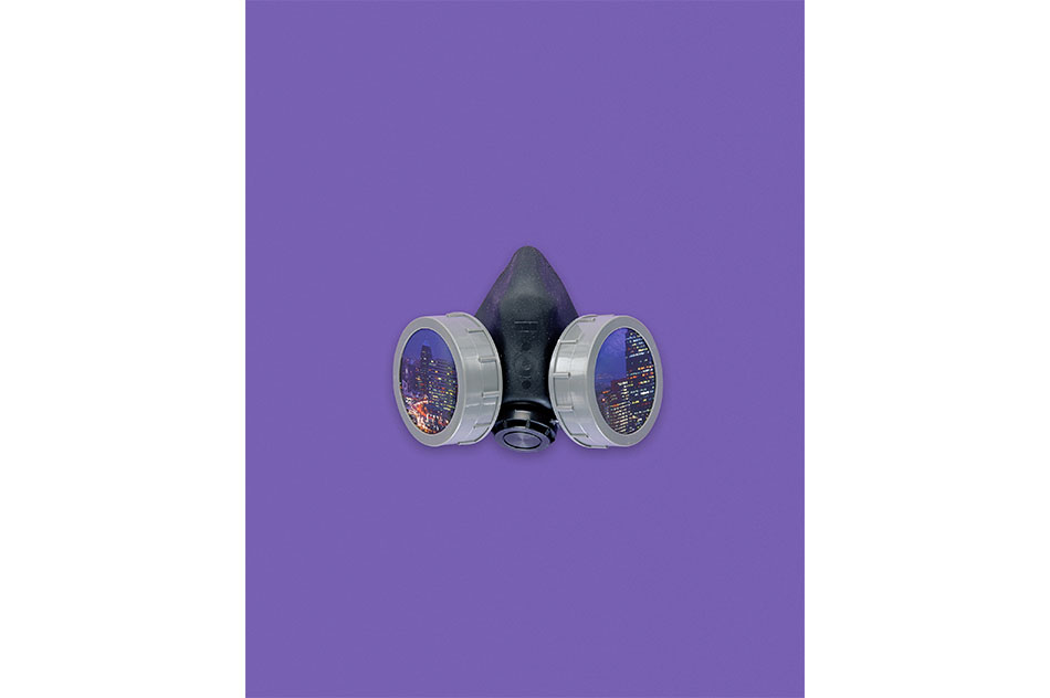 Patrick HamiltonM&aacute;scara gas II, de la serie "Perfect & Imperfect Tools", 2004Impresi&oacute;n lambda sobre papel fotogr&aacute;fico150 x 120 cm (detalle)