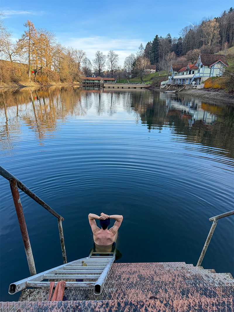 Ein winterlicher Kick- verweilen in den Drei Weihern