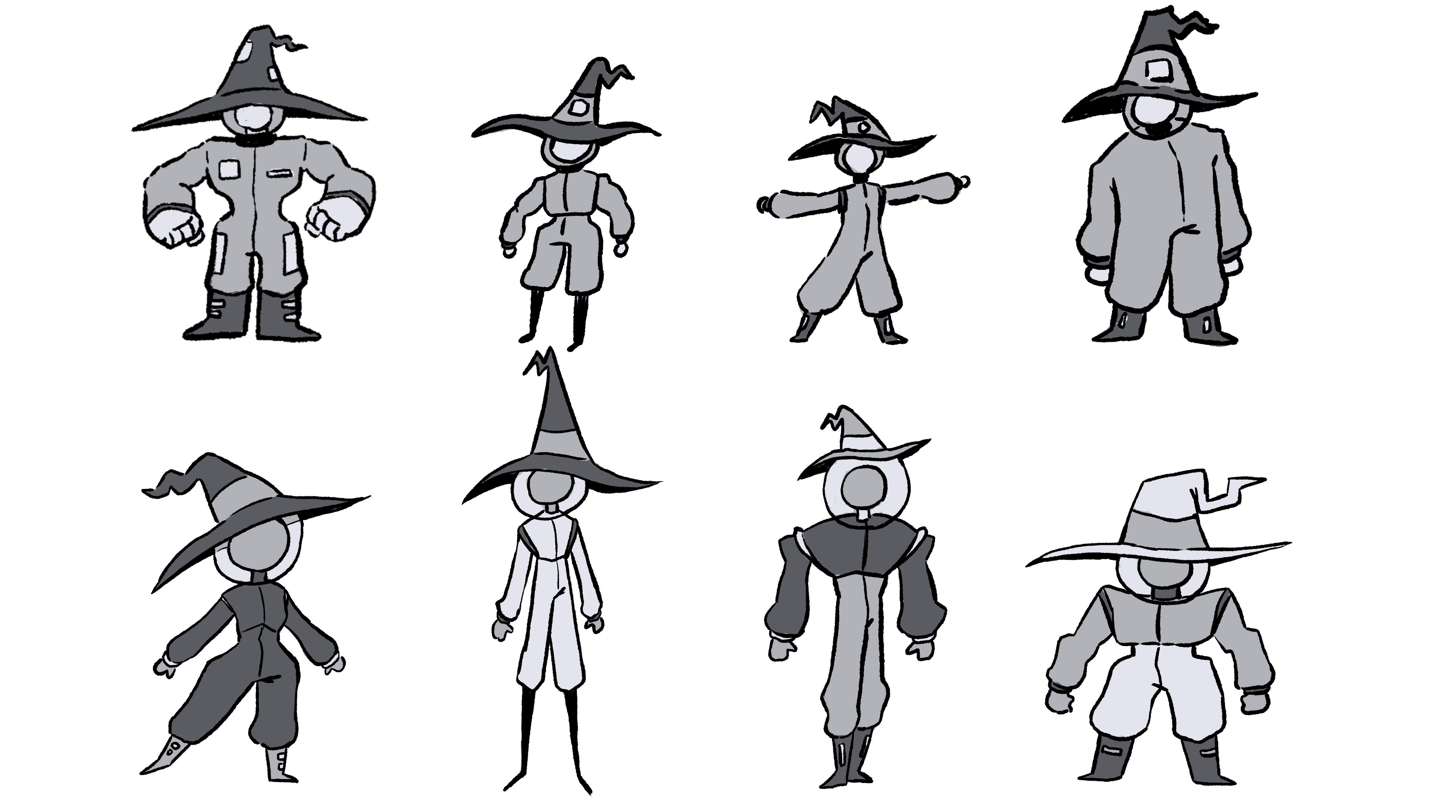 Wizard Design ExplorationDigital Art, 16x9 inches, 2023