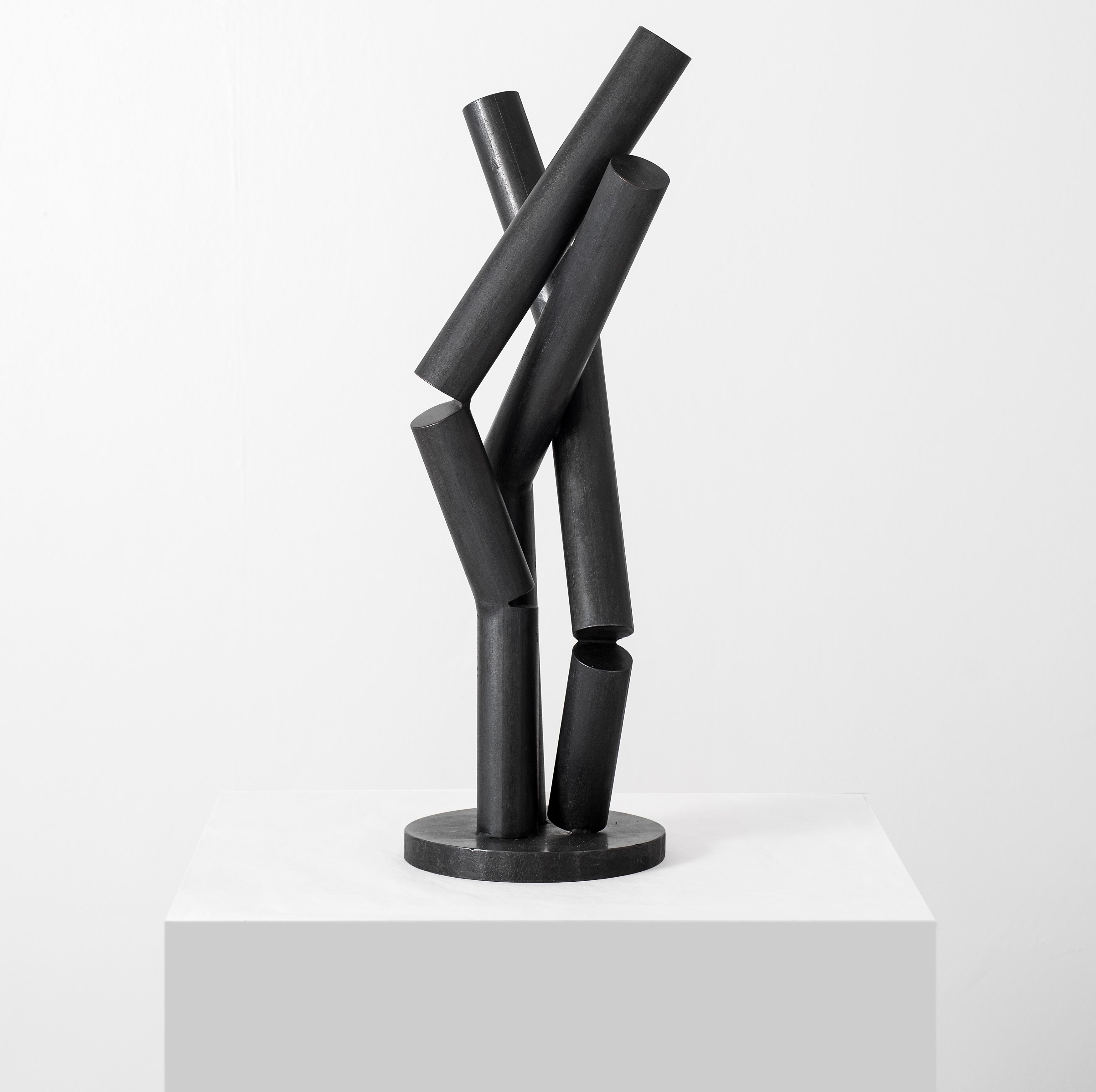 After the fact III, 2020 Steel, copper and patina, 35 × 20 × 25 cm