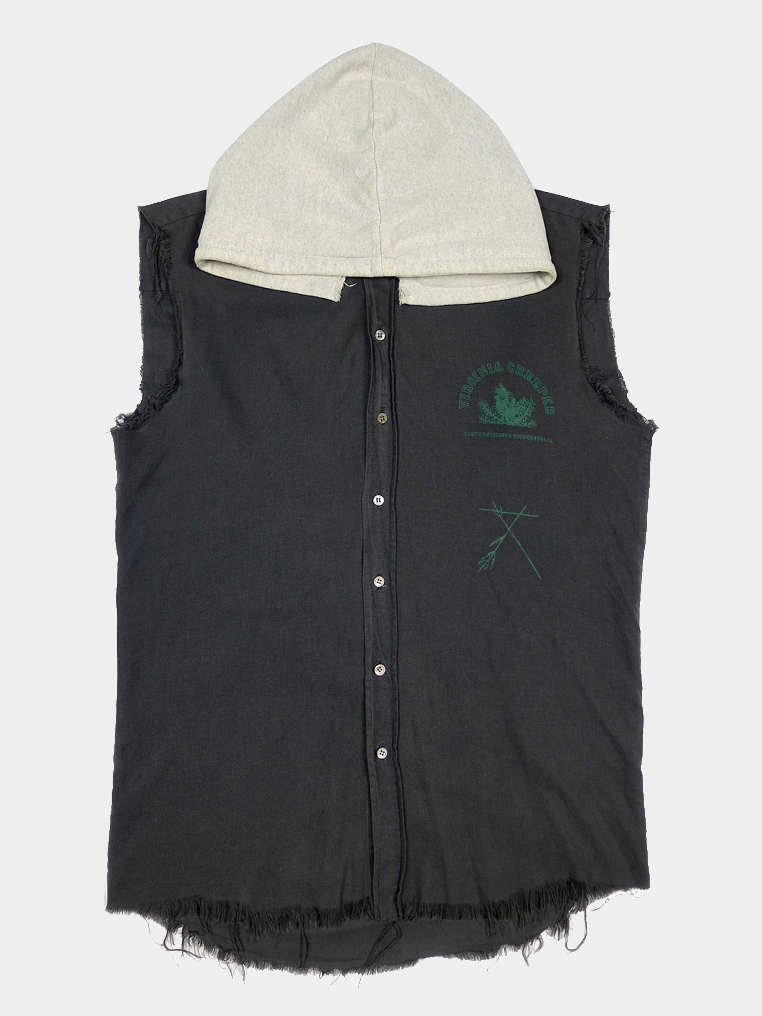 Raf simons hot sale sleeveless hoodie