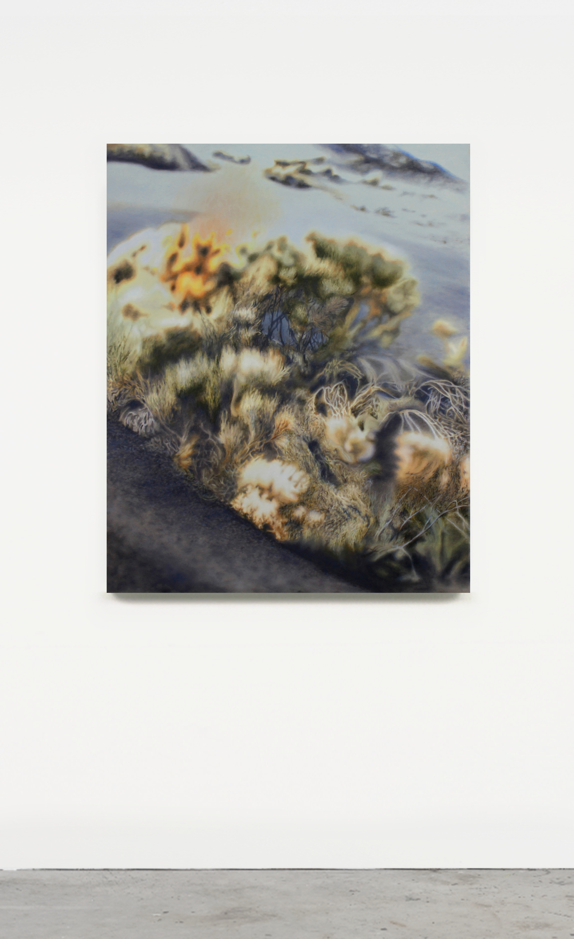 Untitled (Strauch), 2020, oil on canvas, 100.0 x 80.0 cm