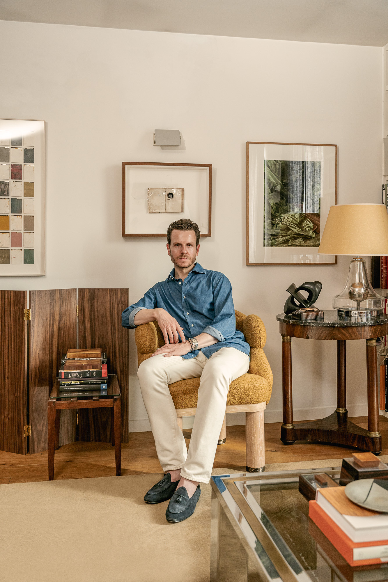 Leo Sentou at his London home