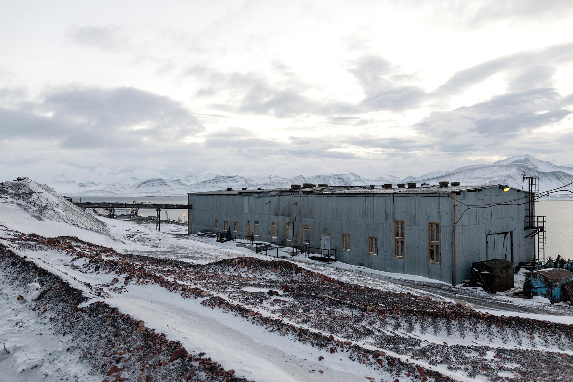 Arctic Coal: Barentsburg, Svalbard 6, 2014; archival inkjet print; 32 × 48 inches.
