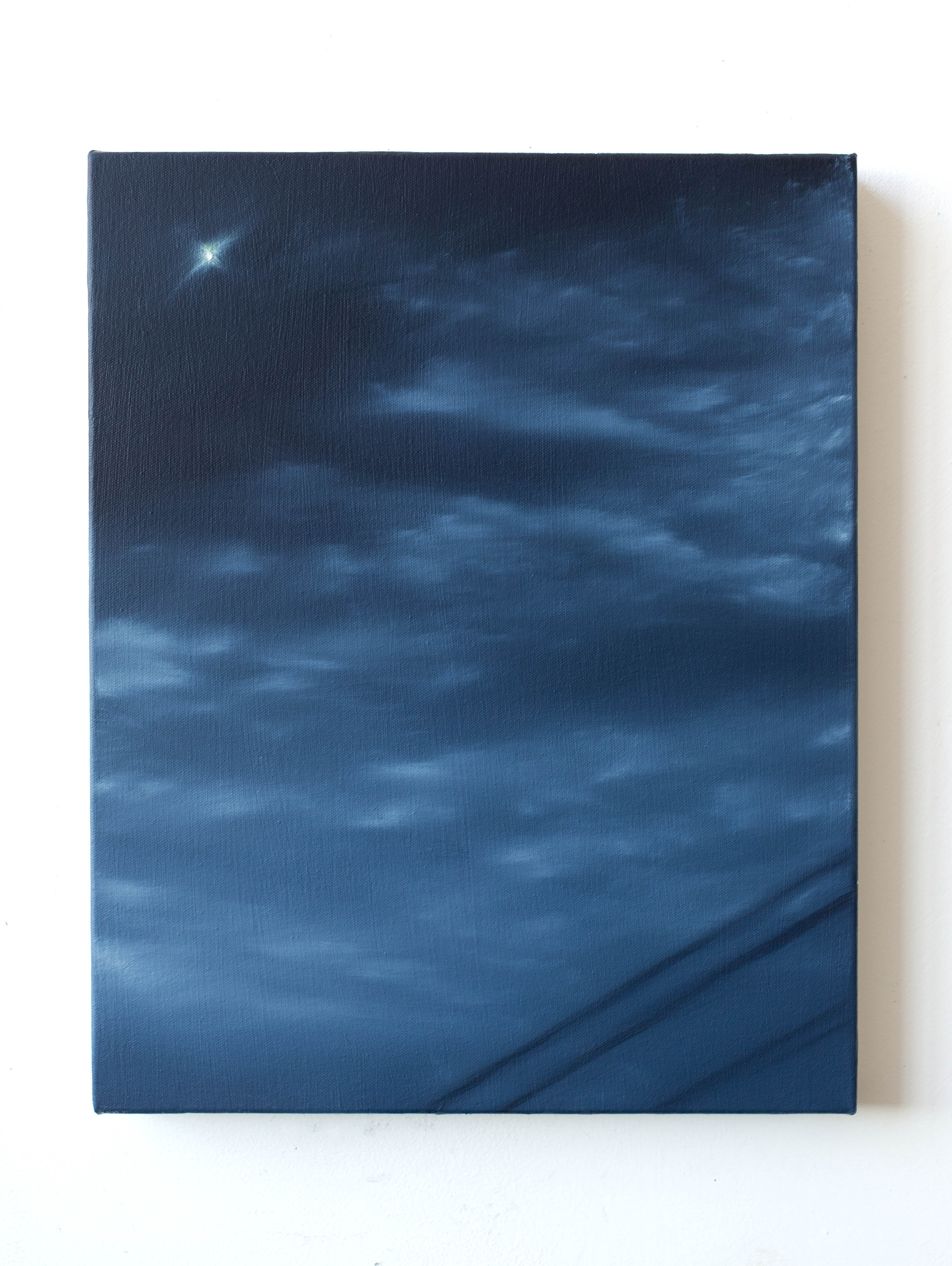 This Is Fresh Air, I'm Terry Gross. I've Heard Many Actors Say With Reverence That They've Studied at the HB Studio in New York., 2022, 20"x16". Oil on canvas