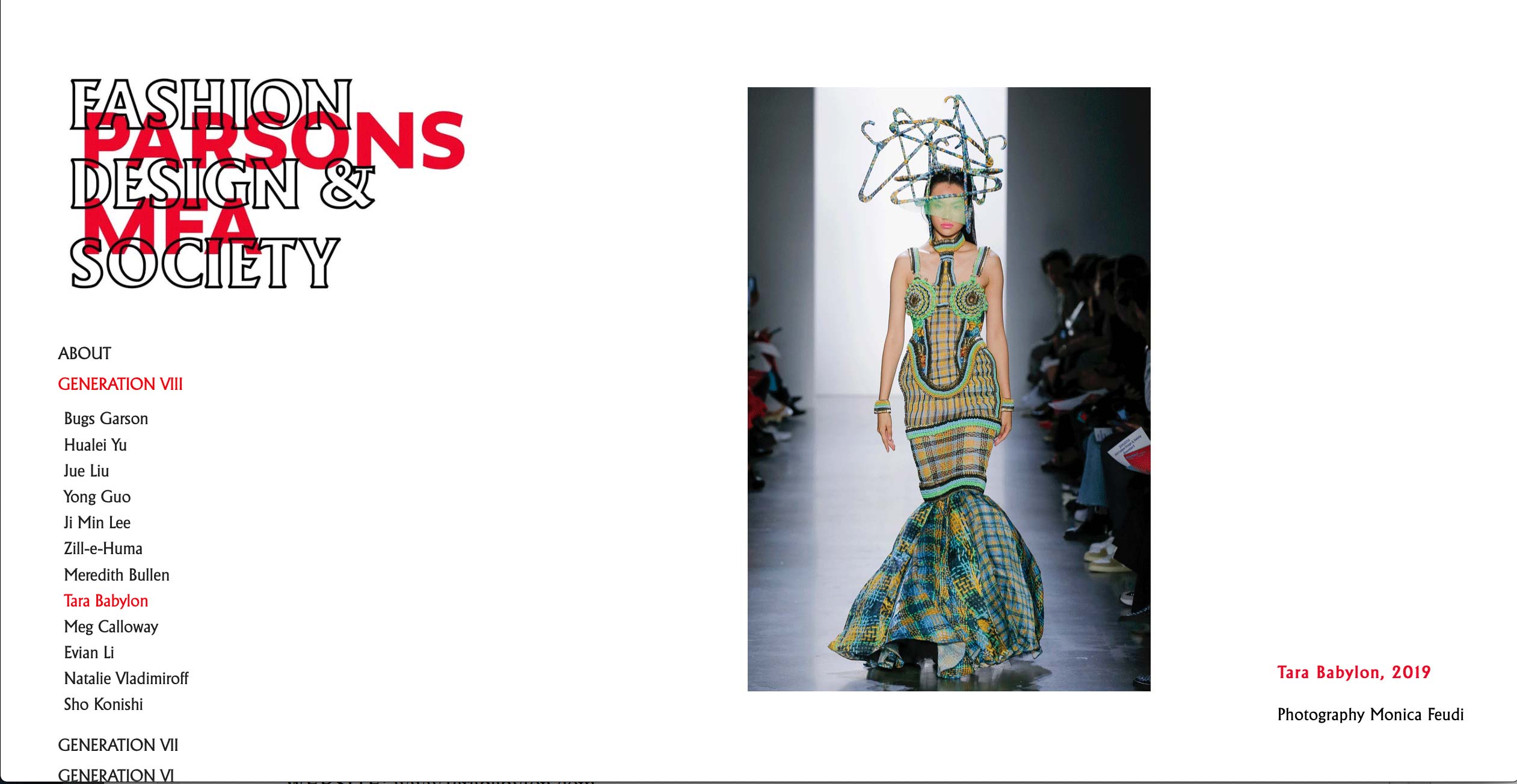 Tara Babylon Parsons MFA Graduate Collection 2019