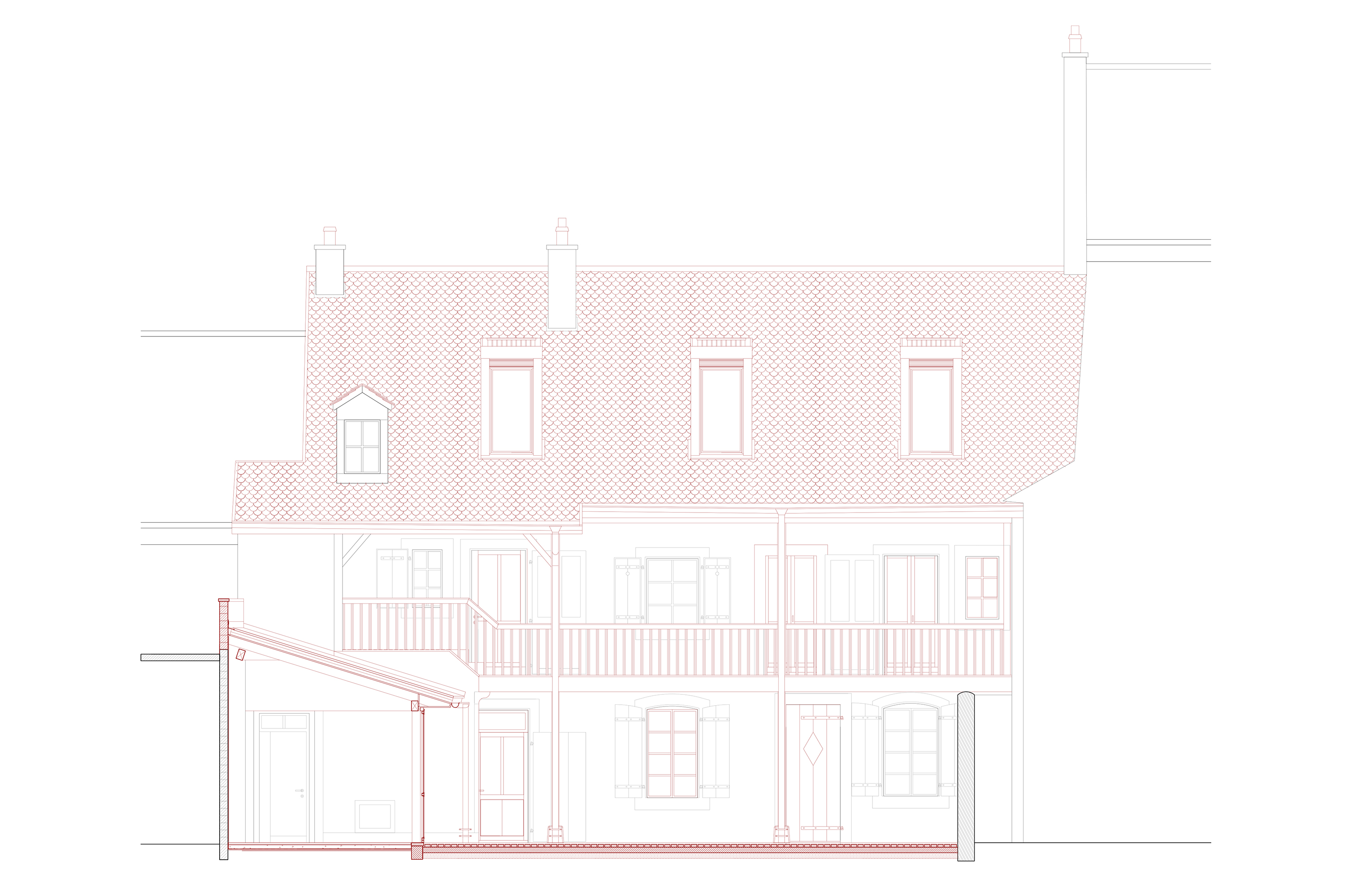 Gartenfassade