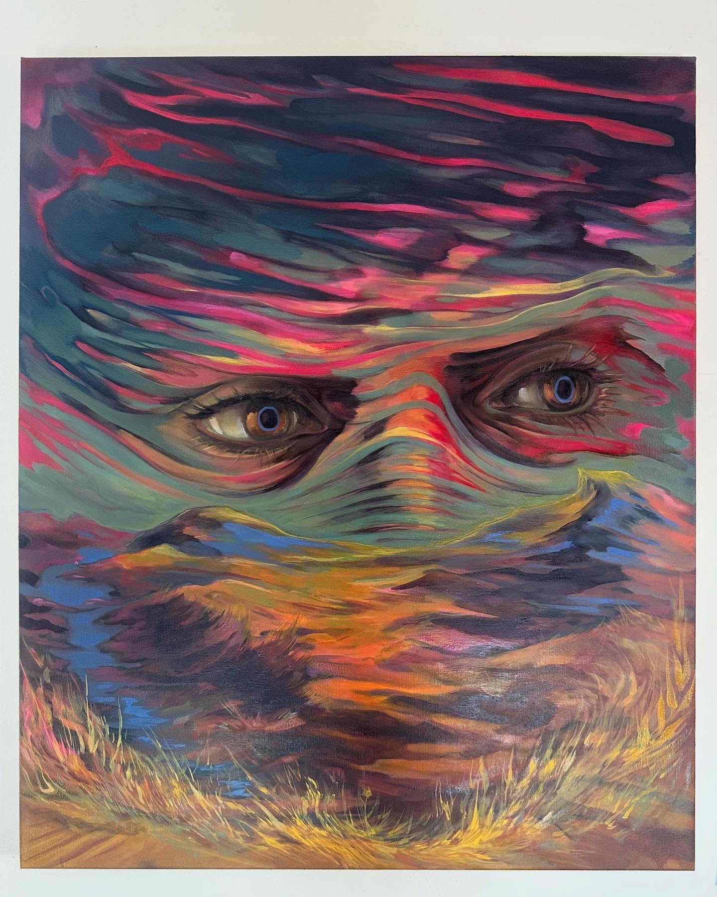 The Fallacy of Misplaced Concreteness, 30" x 40", 2025.