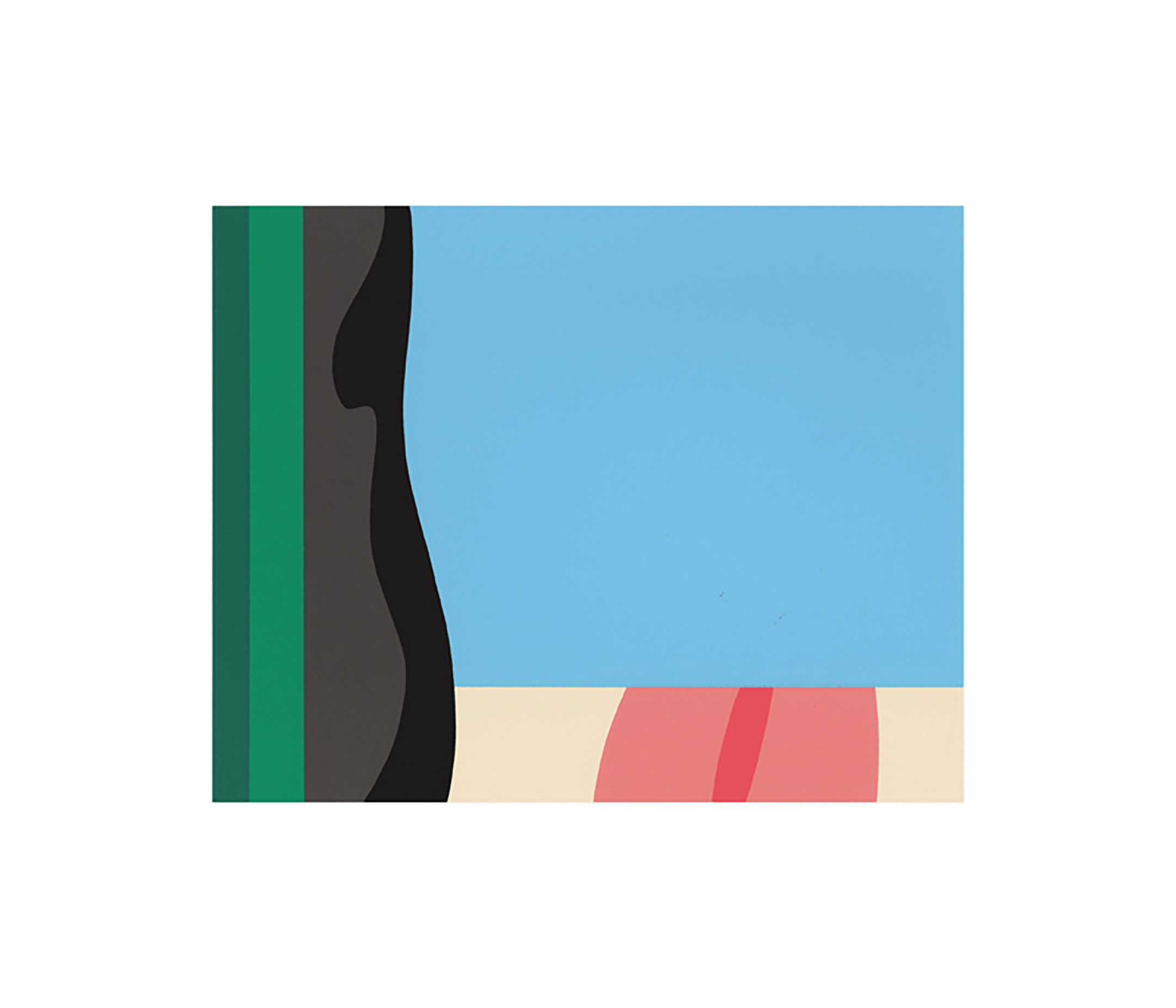 Ludivine, 14" x 12.2", Silkscreen on Paper