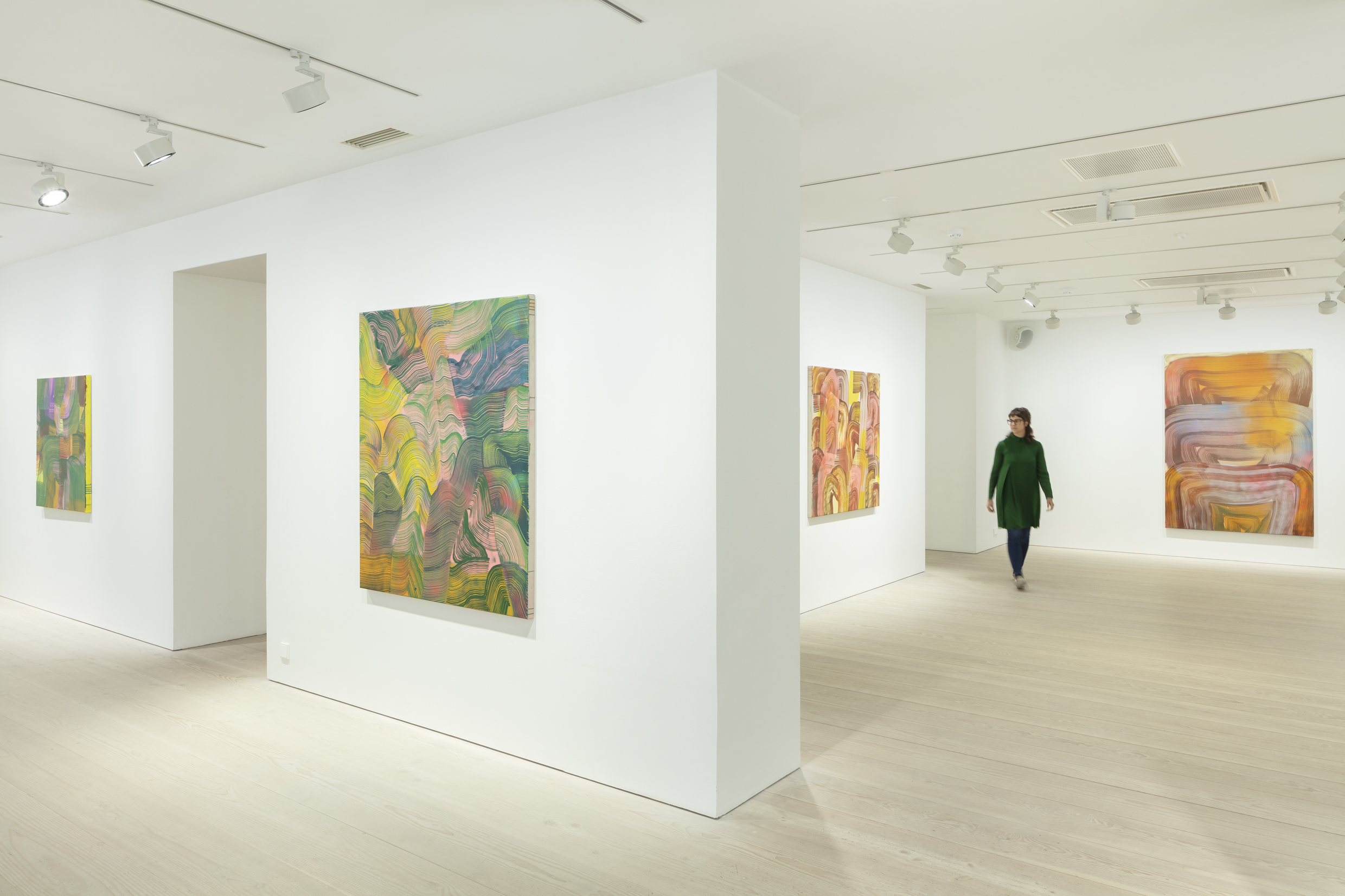 Installation view, Bracken exhibition, Galerie Forsblom, Helsinki 2023