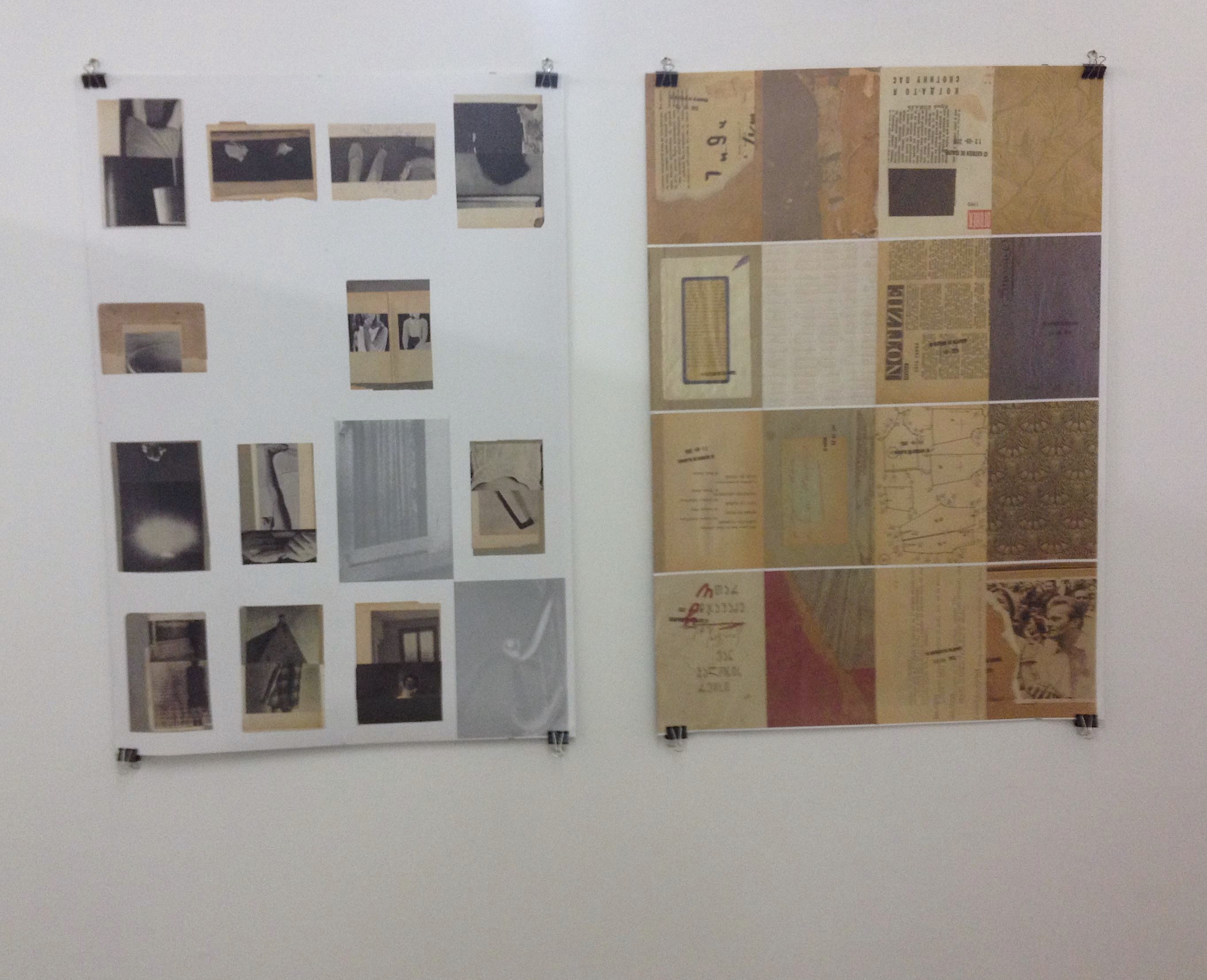 alt="Katrien de Blauwer's book printing sheets"
