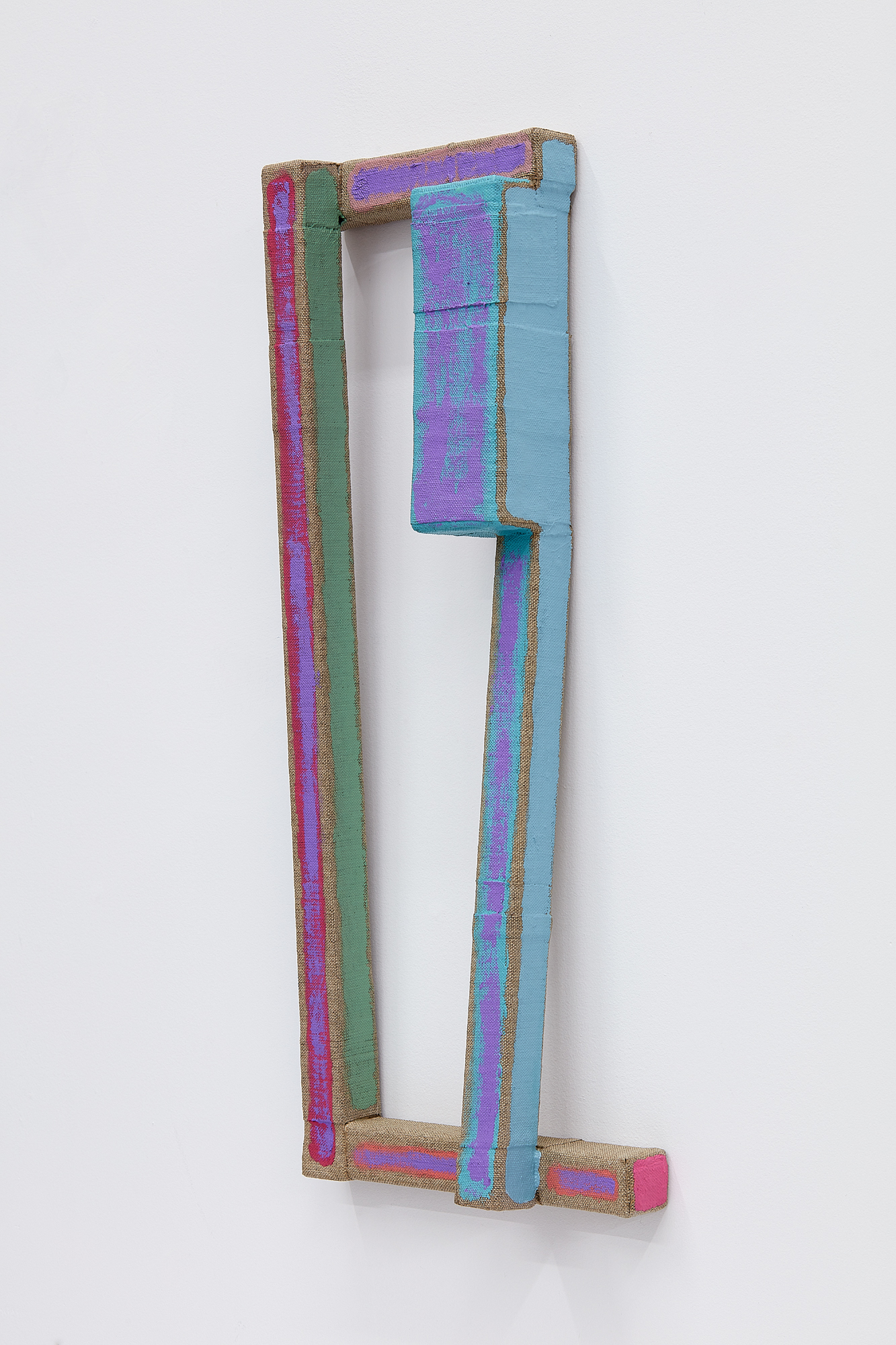 Ravel 2, 2020Mild steel, Belgian linen, acrylic paint19 &sup1;&frasl;₄" x 8 &sup1;&frasl;₄" x 2 &sup1;&frasl;₄"