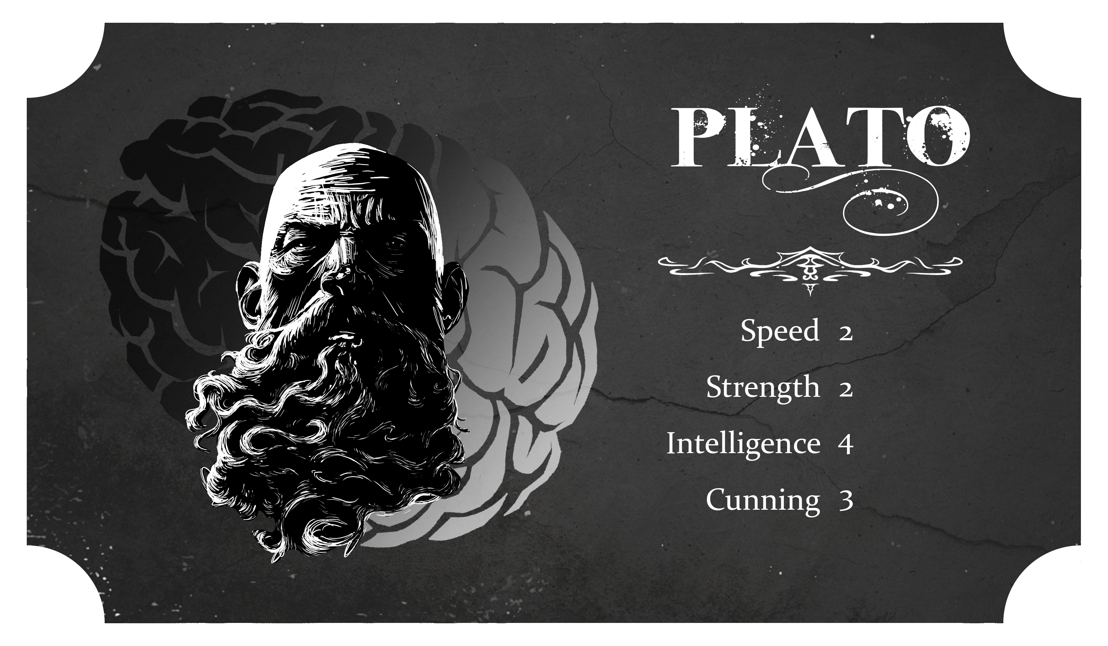 Character Board PlatoDigital Media, 6x3.5 in, 2023