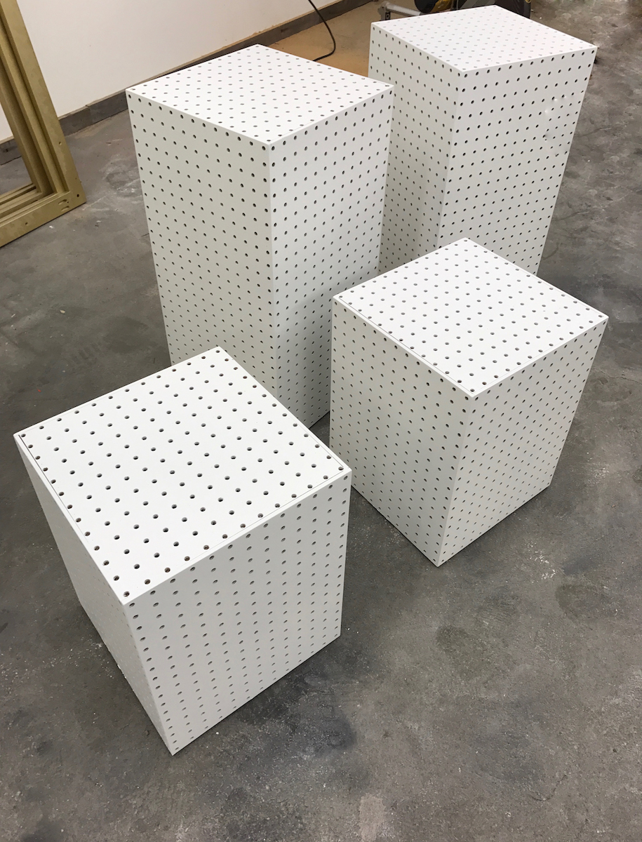 Peg Board Plinths - TREELINE® | Made in Los Angeles