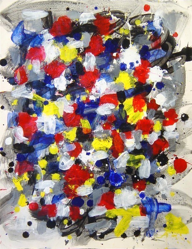 Return  2010acrylic/paper  20x26”