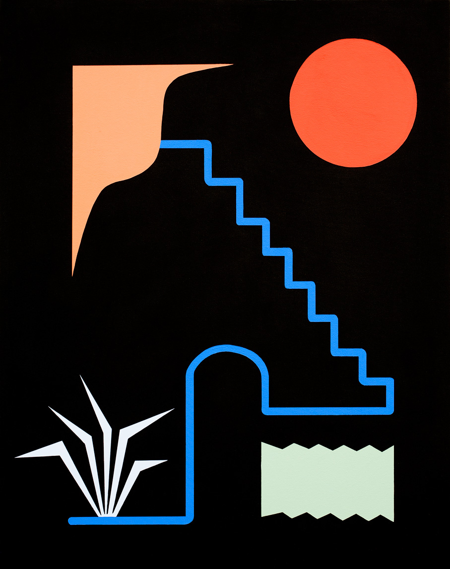 The Beat, The Stalks, The Rhythm & The Box 24" x 30" (2016)