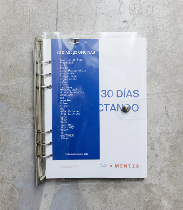 Participación en 30 días proyectando, una publicación de RA! y Mentes