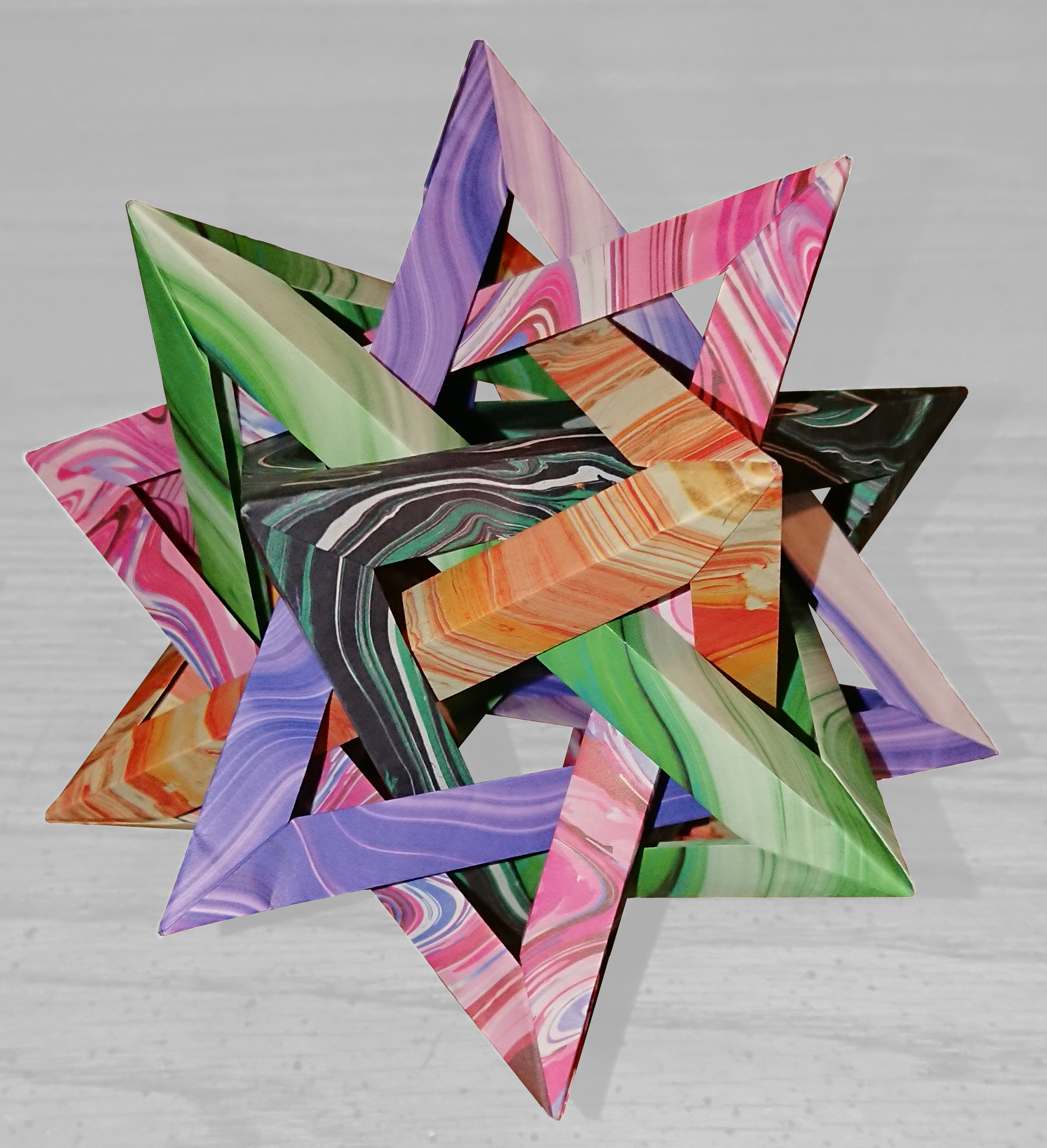 5 Intersecting Colorful Tetrahedrons - Spring 2021