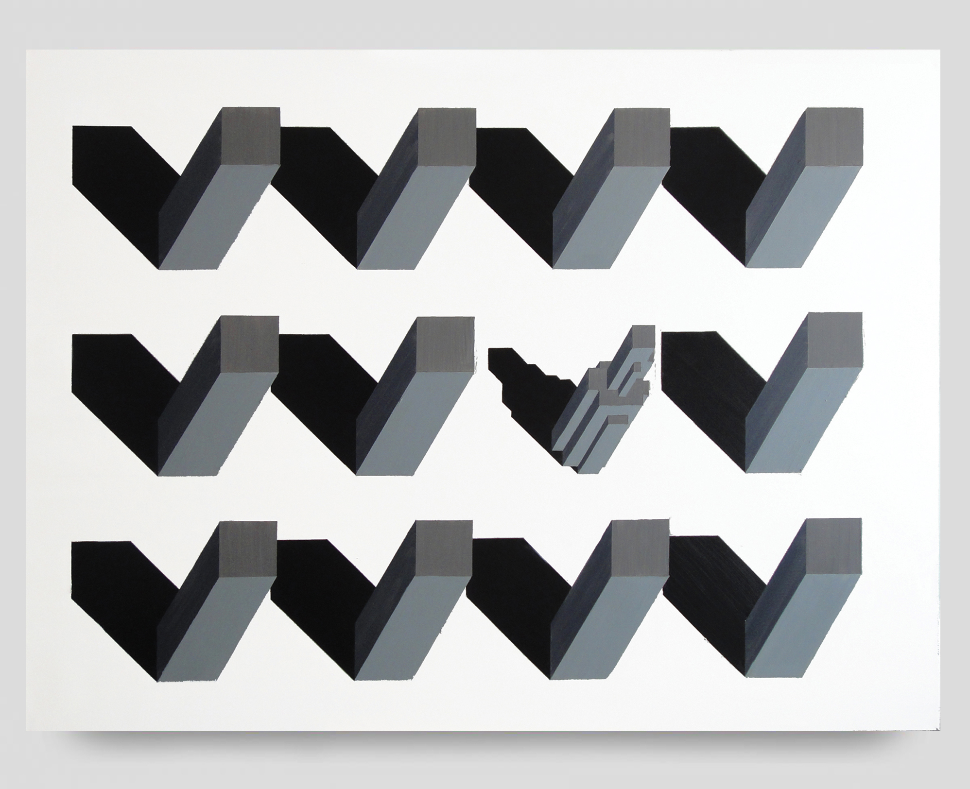 STUDY NO. 3: METROPOLIS (2012) Oil on Canvas 160 x 120cm (Private Collection)