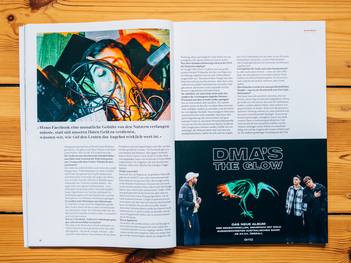 Galore Interviews / Bijan Moini Portrait / May 2020