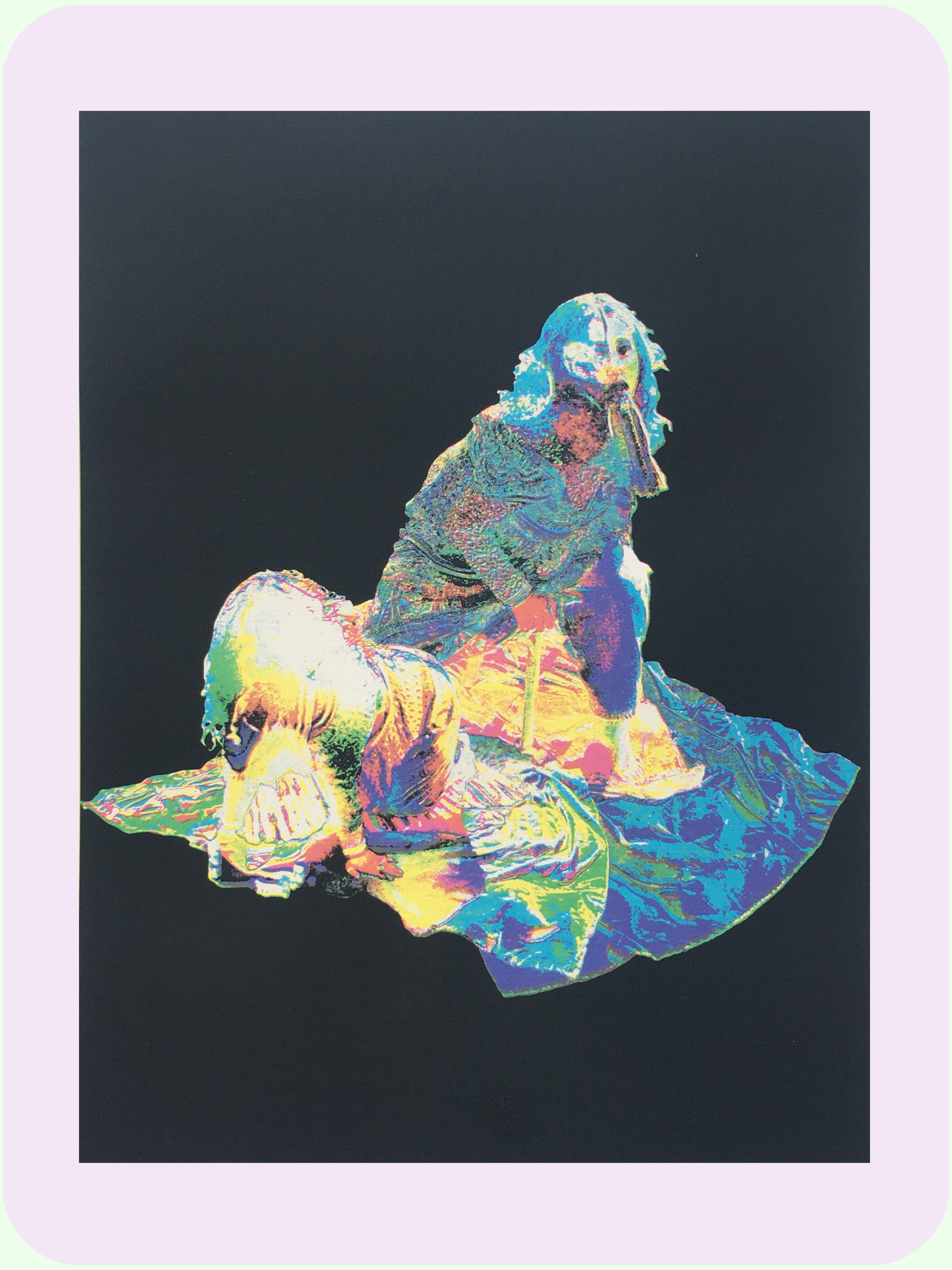 Sisters of Perpetual Indulgence  (36.4 x 48.5cm)  [CMYK silkscreen print on paper]