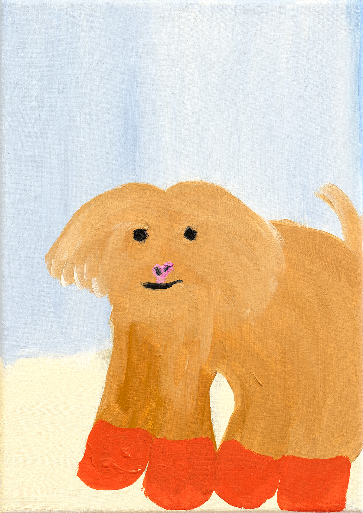 Milky, Oil on Canvas, 27 x 19 cm, 2024