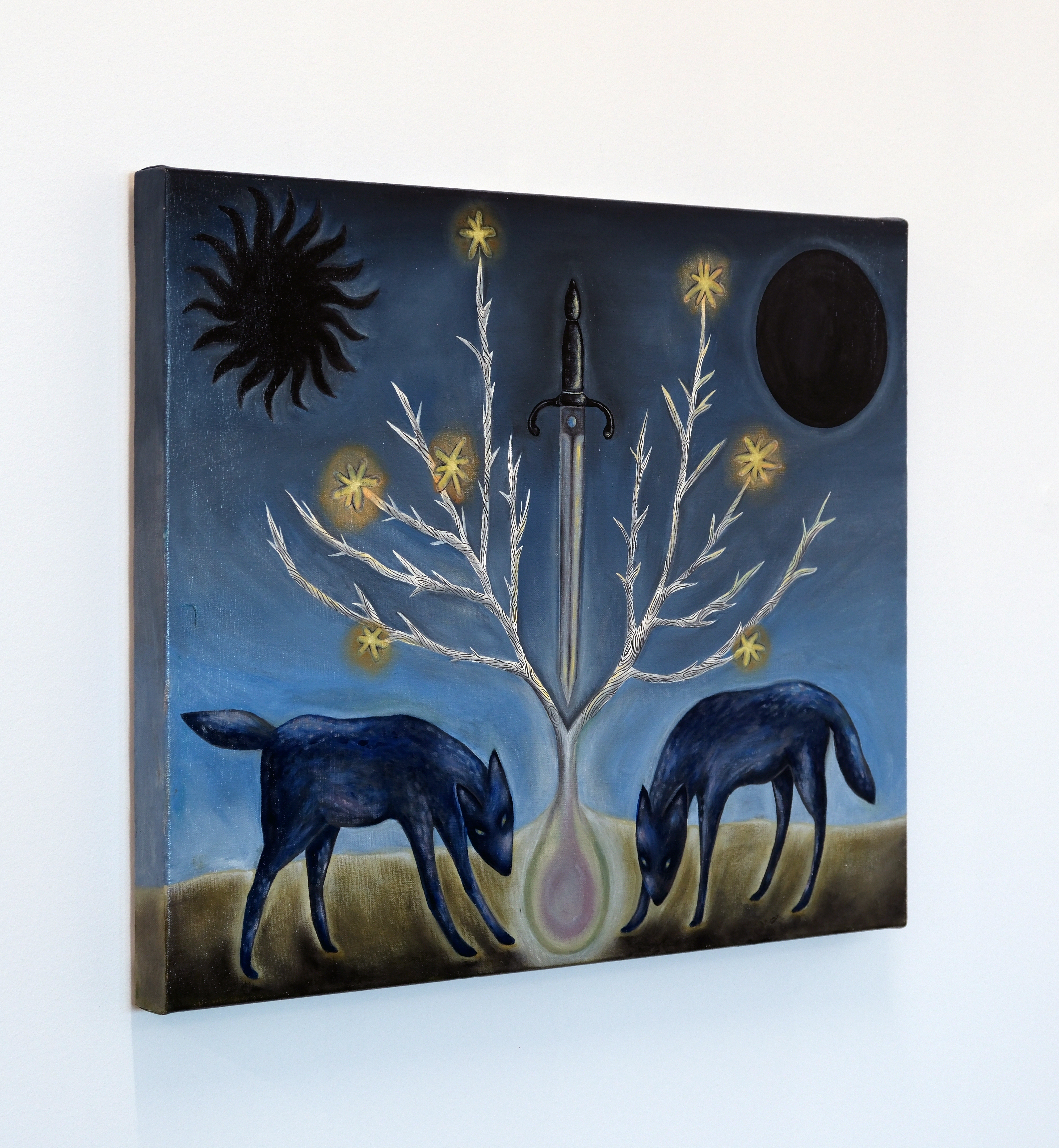 Roots withdrawing from the world, 2021 - 24 x 20in