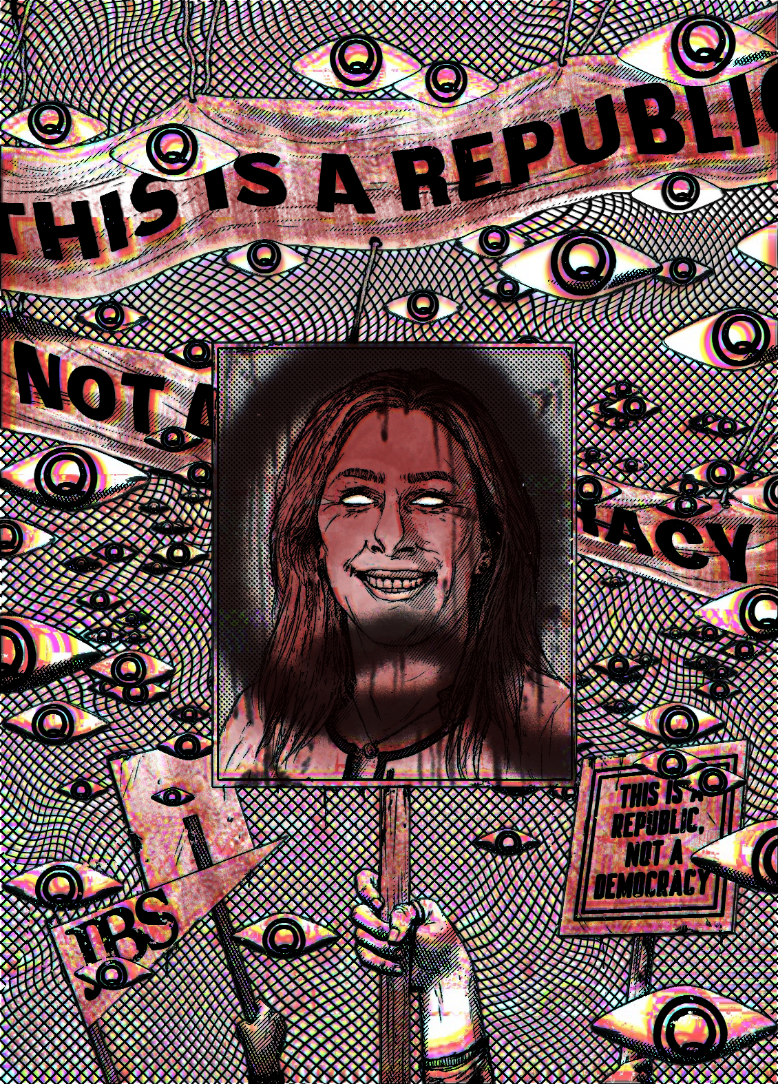 Illustration for 'Avenue Q' in The Forum