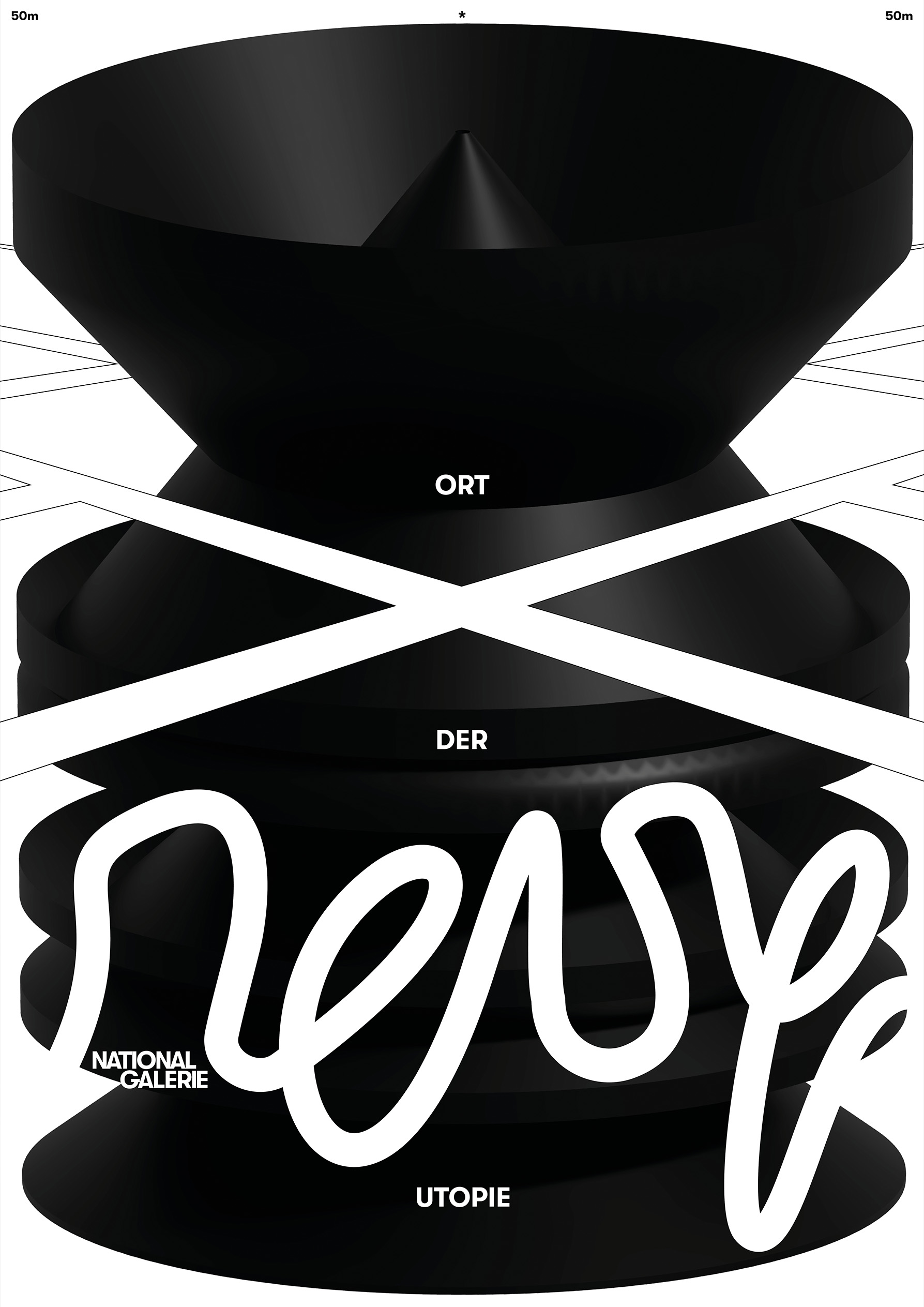 Neue National Galerie (Berlin Plakat Workshop Studio S/M/L)