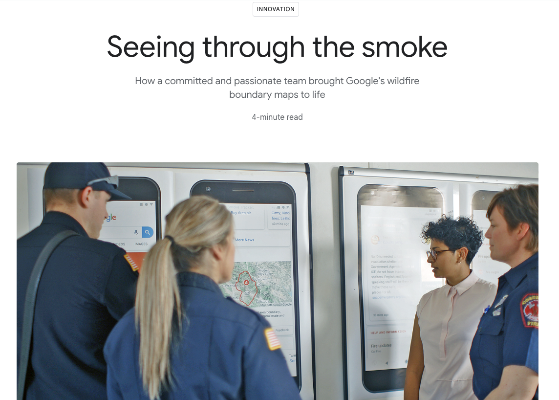 The team and tech behind wildfire boundary mapping