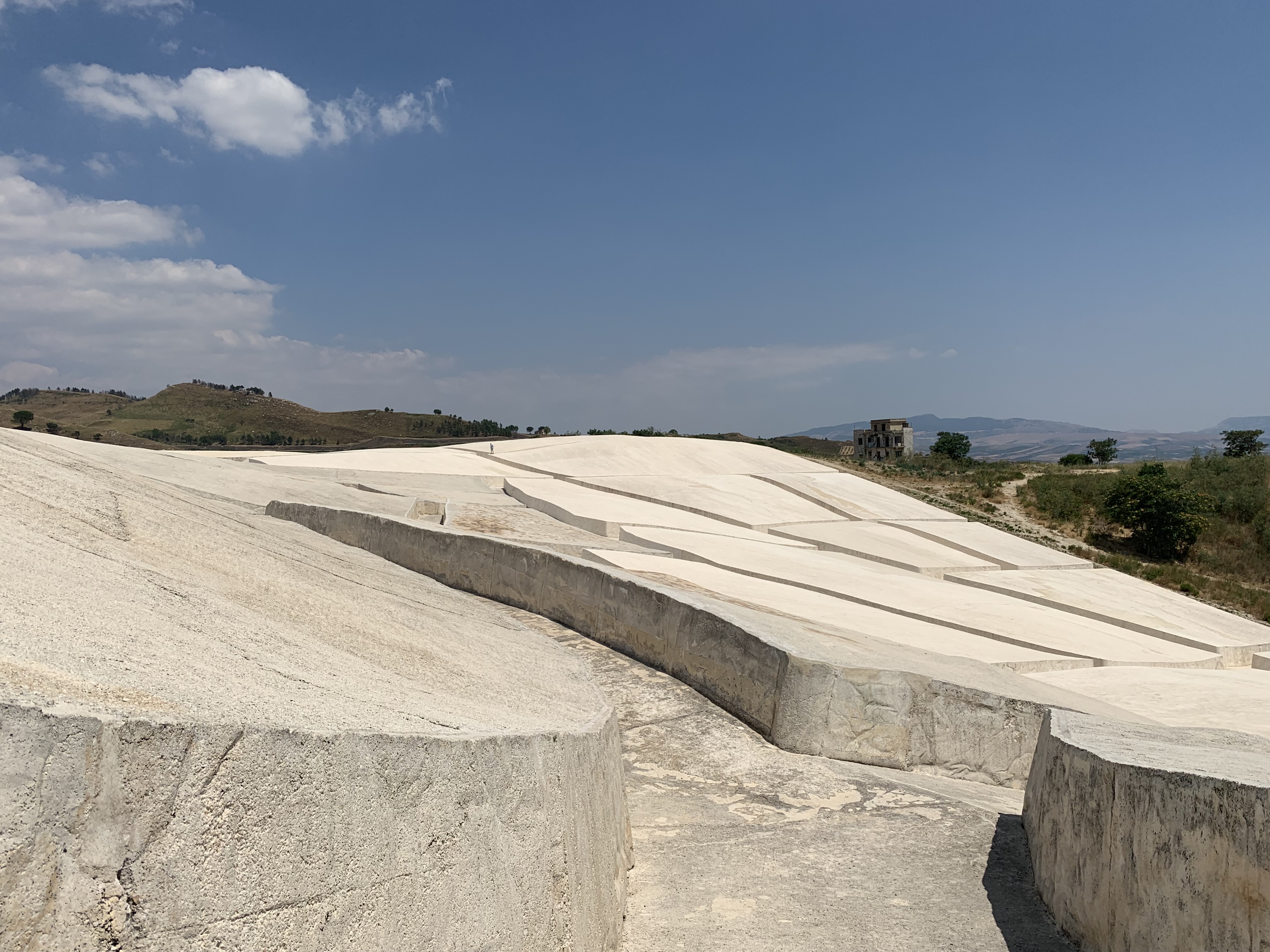 Cretto di Burri, Gibellina Vecchia (Old Gibellina), Sicily. July 2019. Photo Miriam La Rosa.