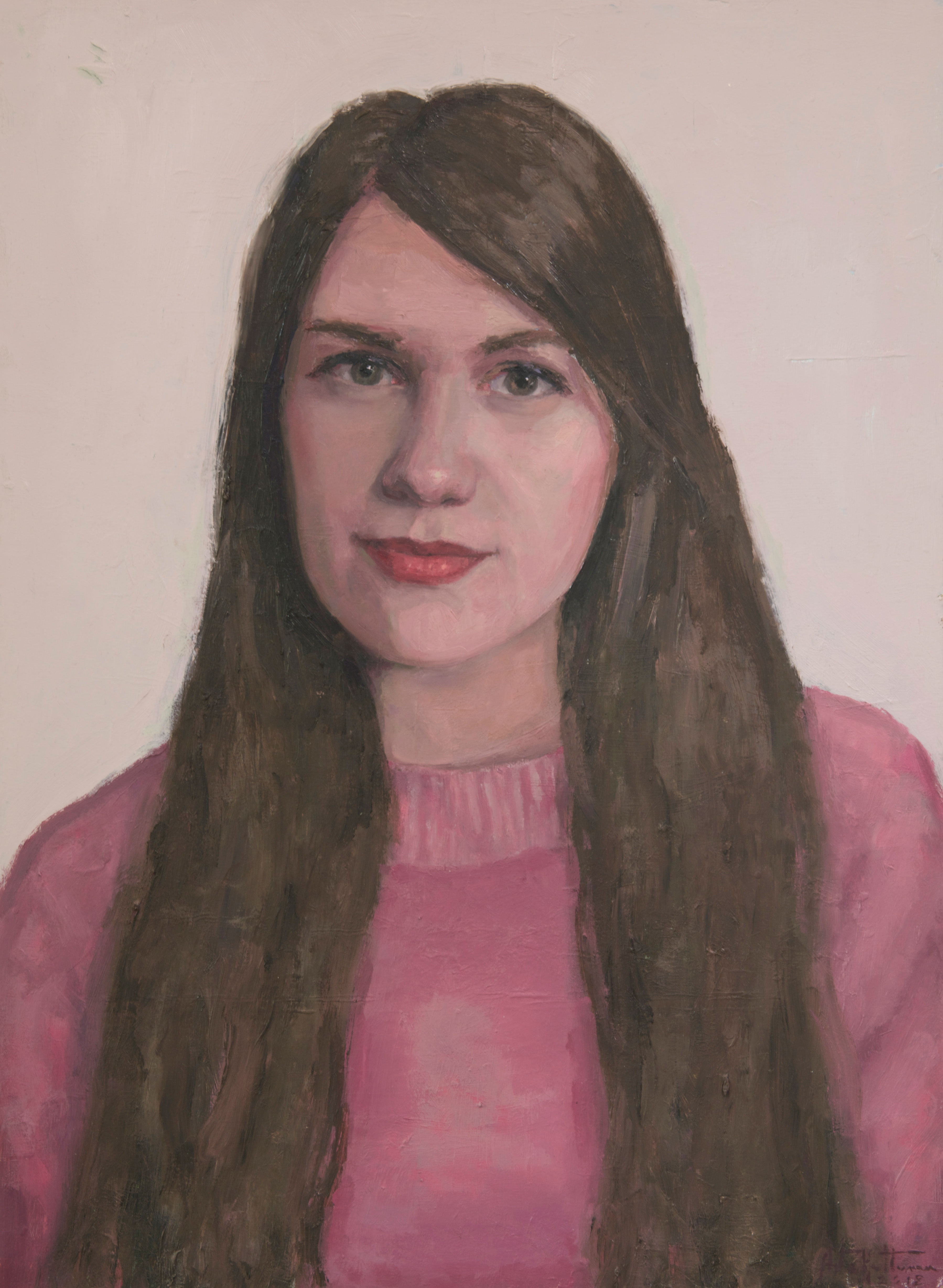 "Elina", oil, 47x34cm, 2018, sold