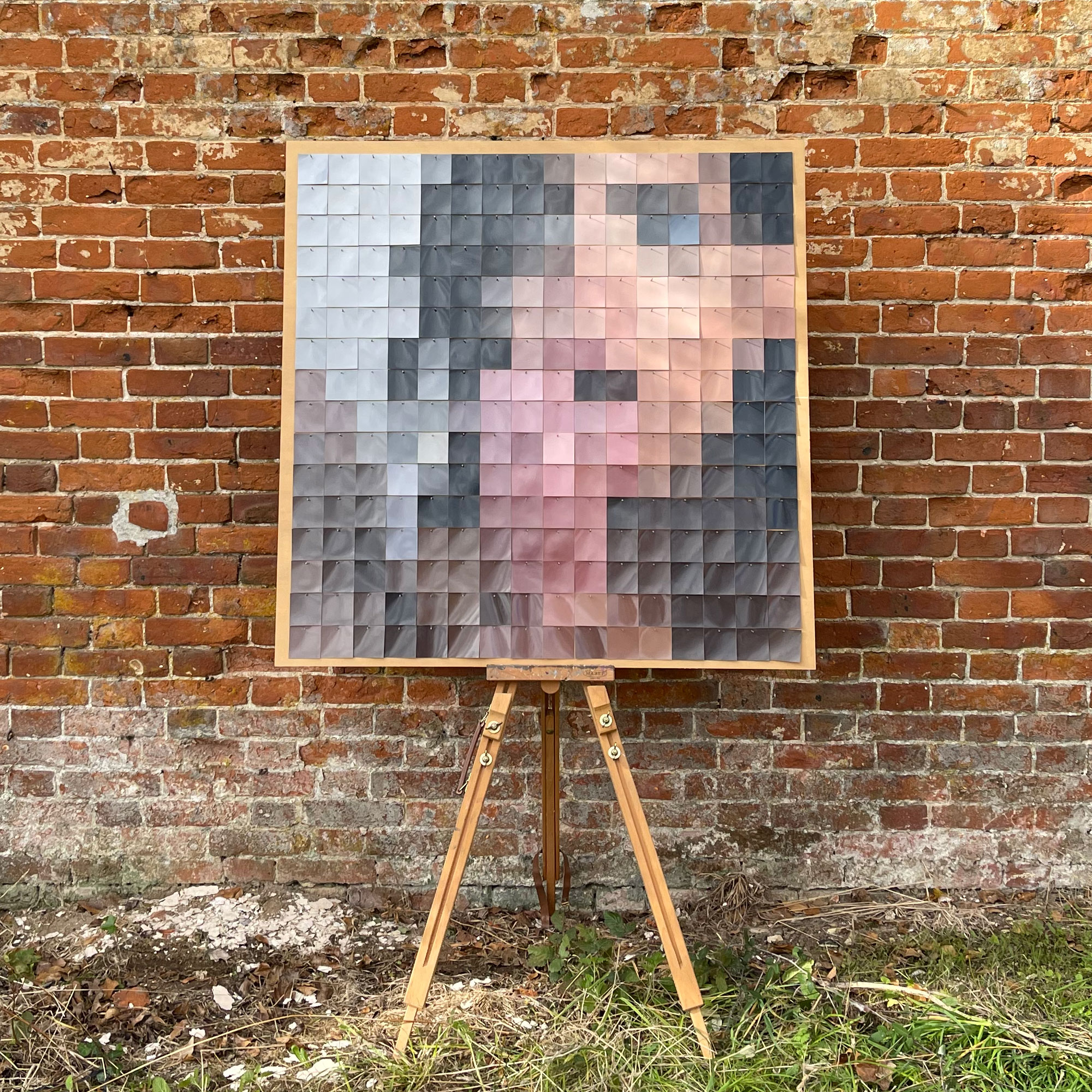 POV II, photographic paper on board, 100 x 100 cm