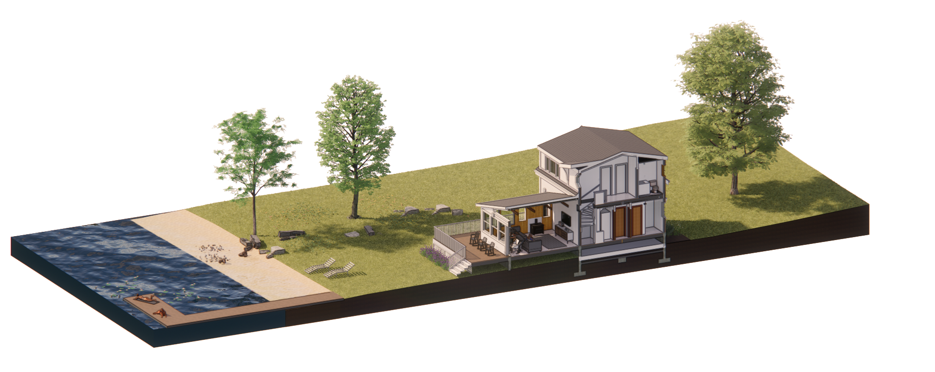 Millerton Lakehouse (2022) — Frisenda Architects